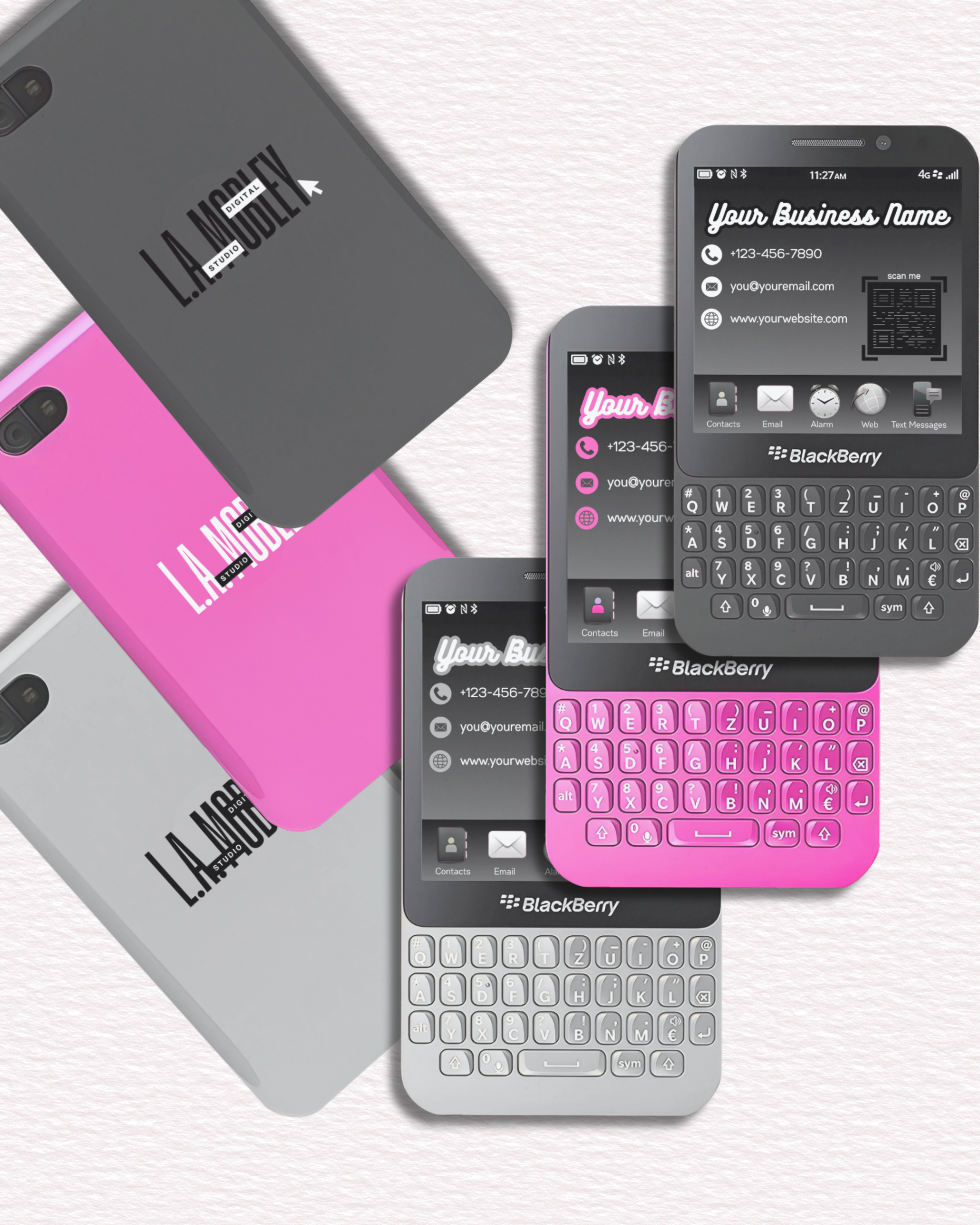 BlackBerry-Inspired Business Card (Fully Custom Design)