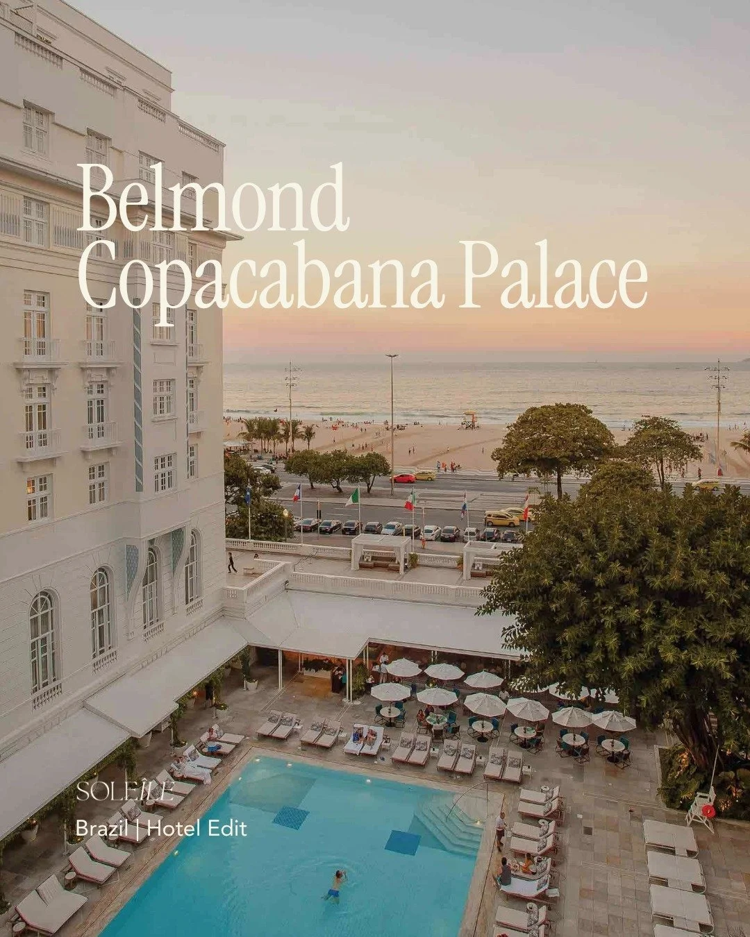 Some hotels give you a place to sleep. The Belmond Copacabana Palace gives you Rio de Janeiro &mdash; the real, golden, electric version of it. From Michelin-starred dinners to Amazonian spa rituals and a beach that needs no introduction, this is the