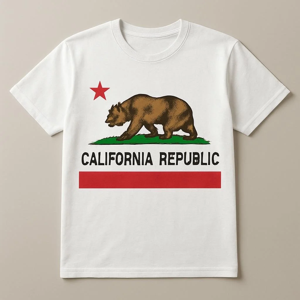 California Flag Tee -XL