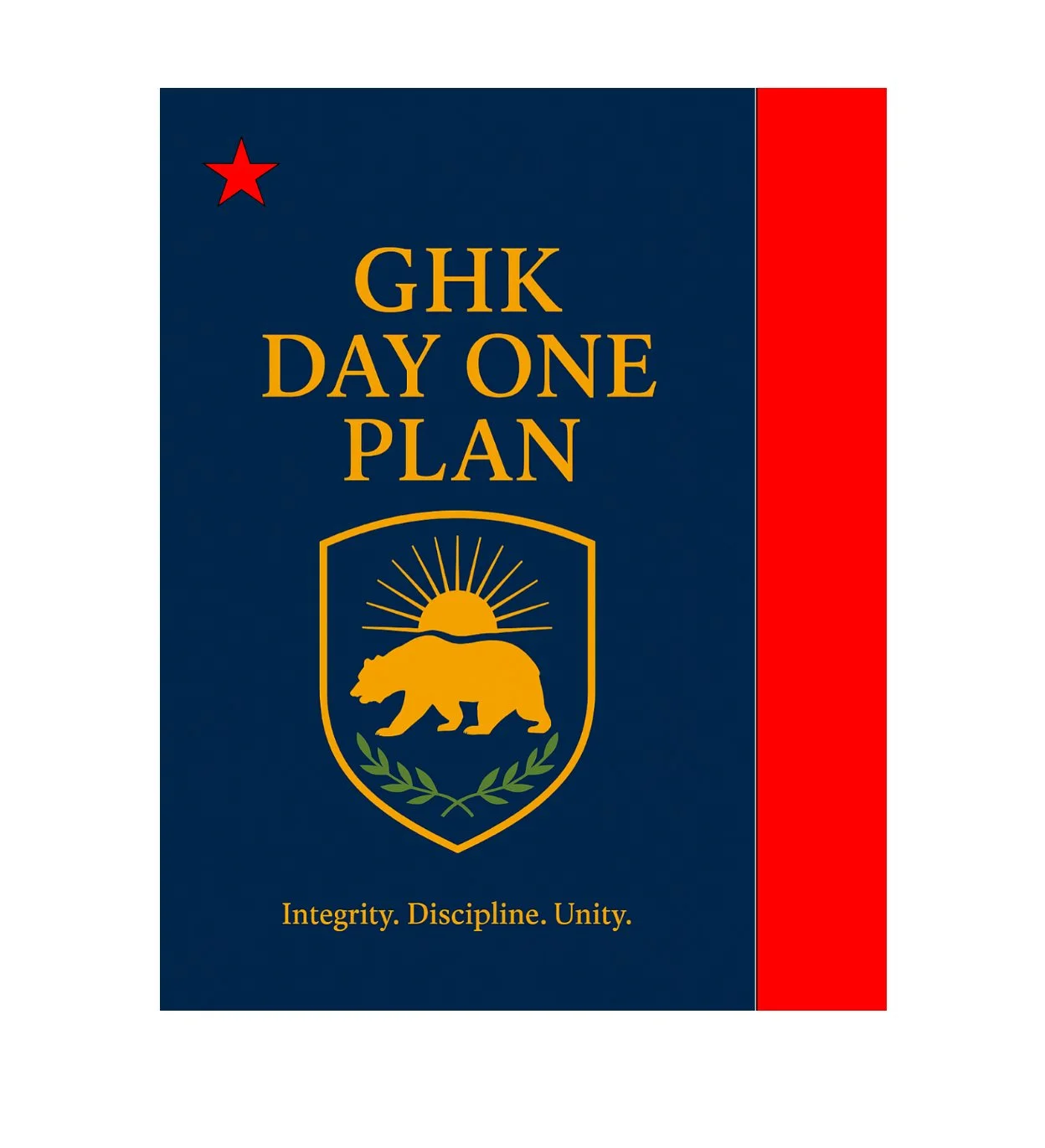 GHK Day One Plan -A comprehensive, 110‑page plan