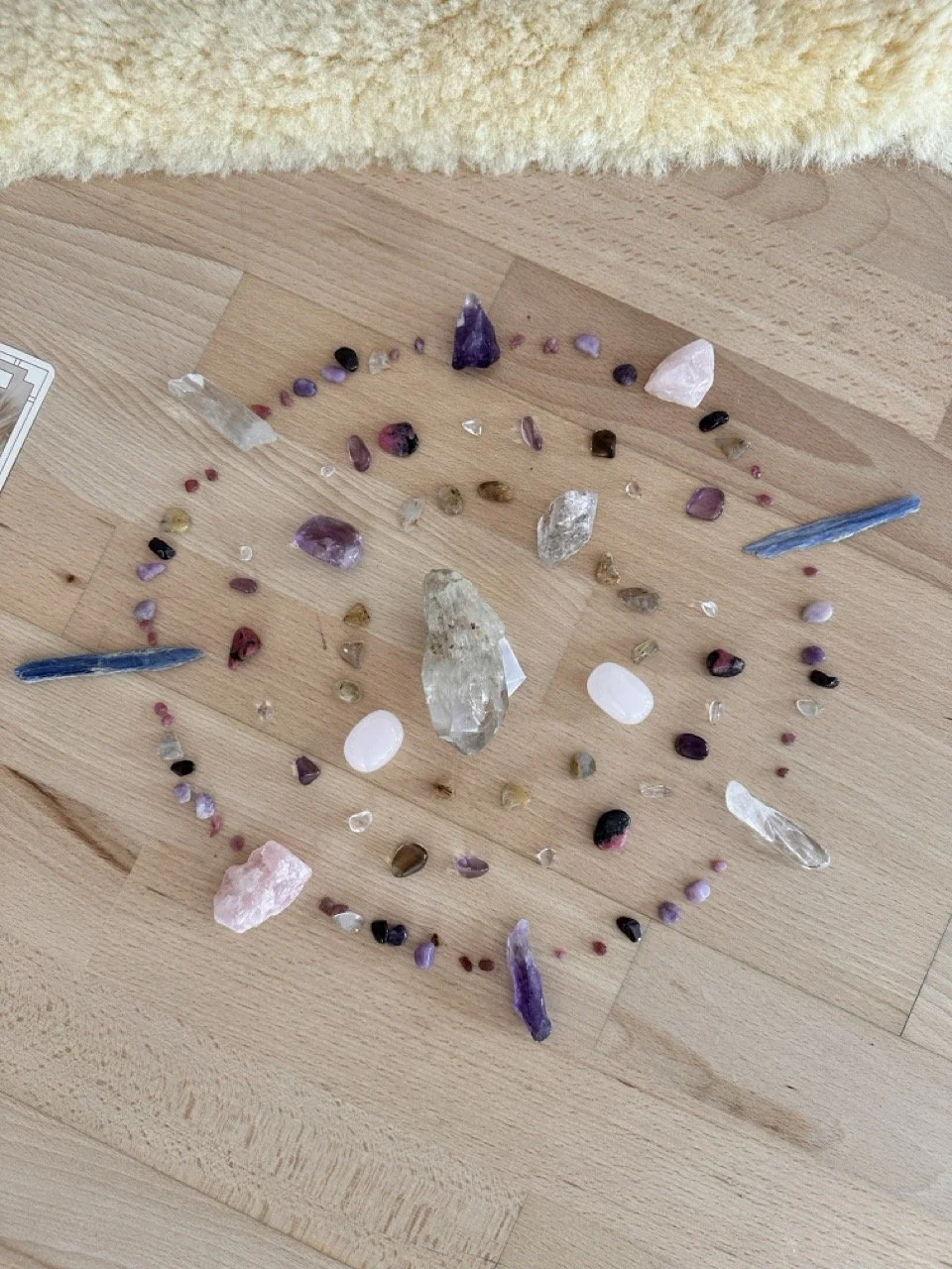 Individuelles Kristallmandala 