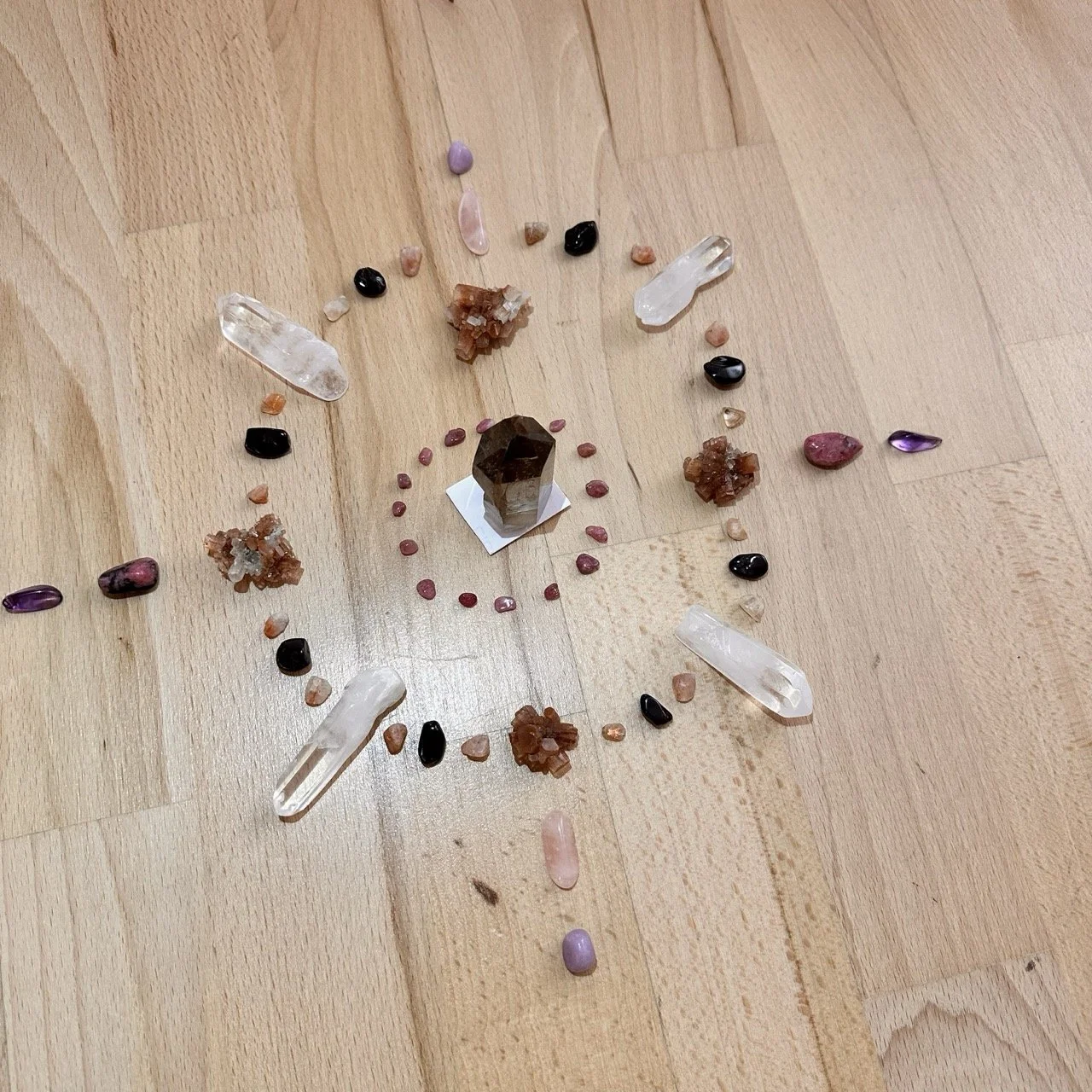 Persönliches Kristall-Mandala