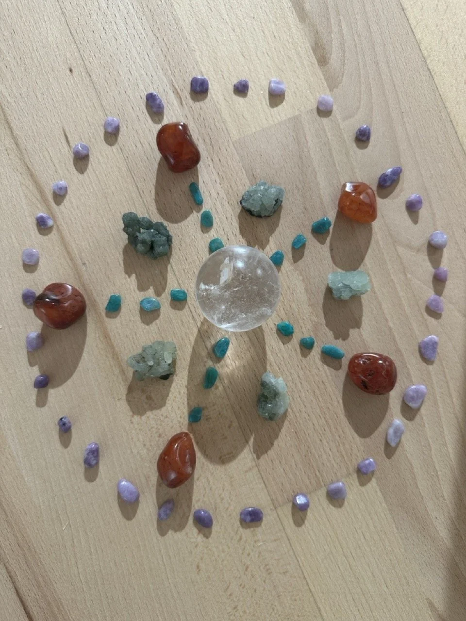 Persönliches Kristall-Mandala