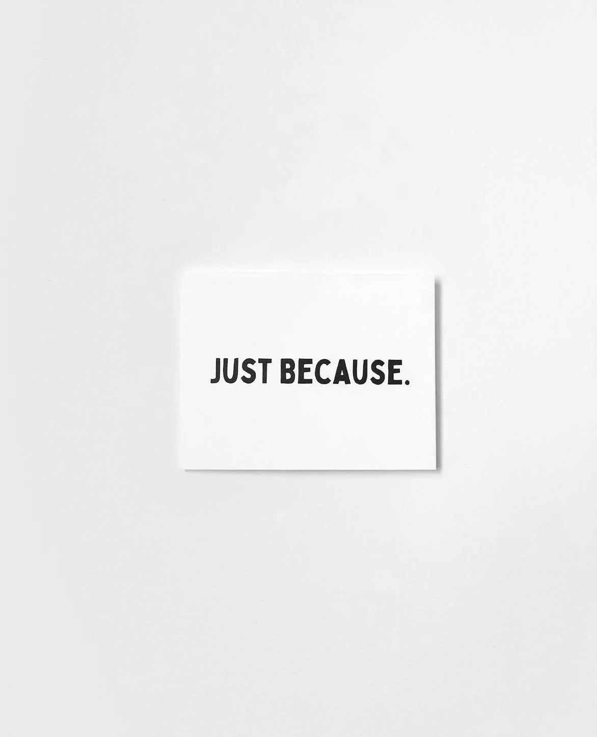 JUST BECAUSE CARD SET