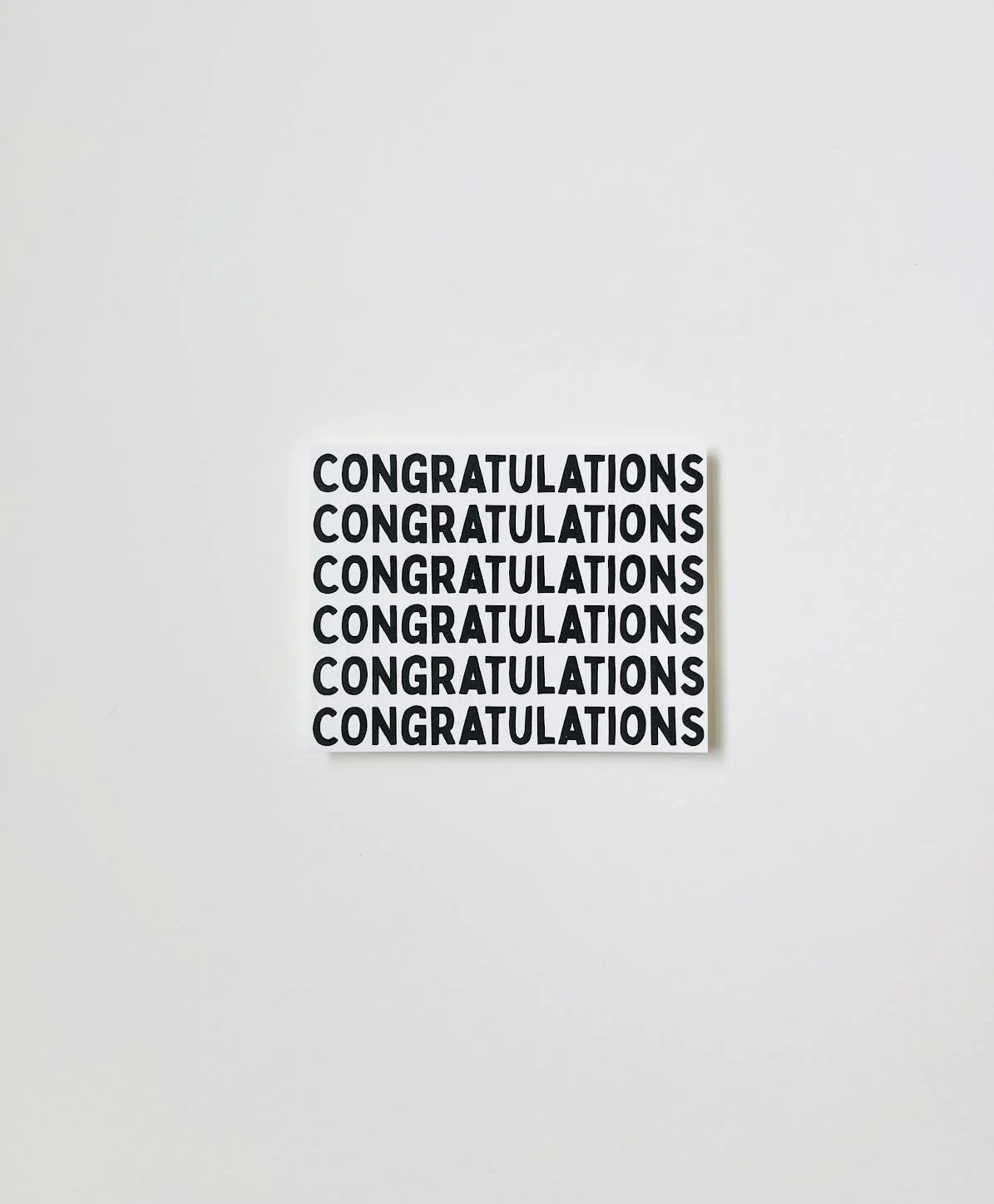 CONGRATULATIONS CARD SET