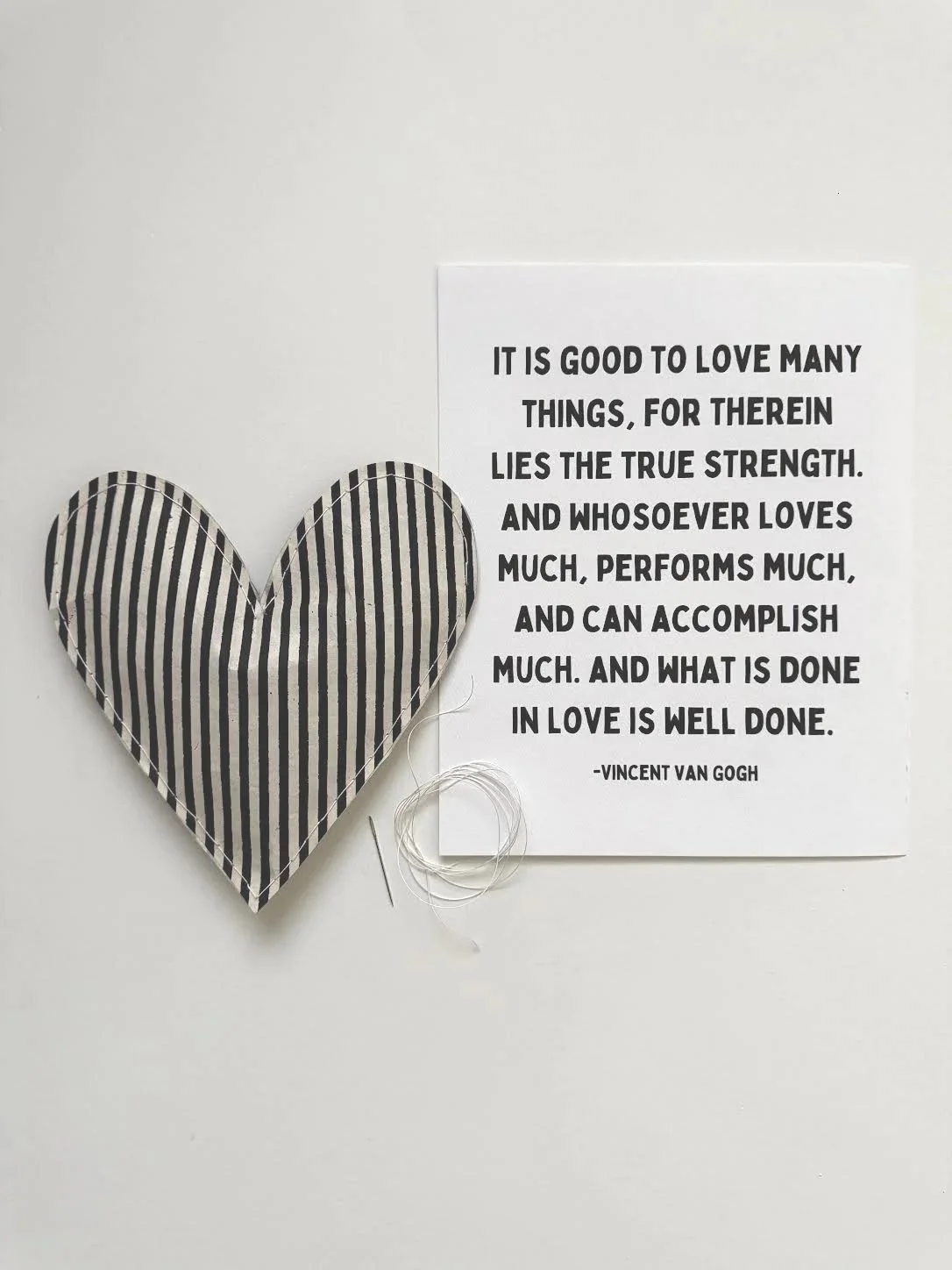 Striped Heart Banner Kit