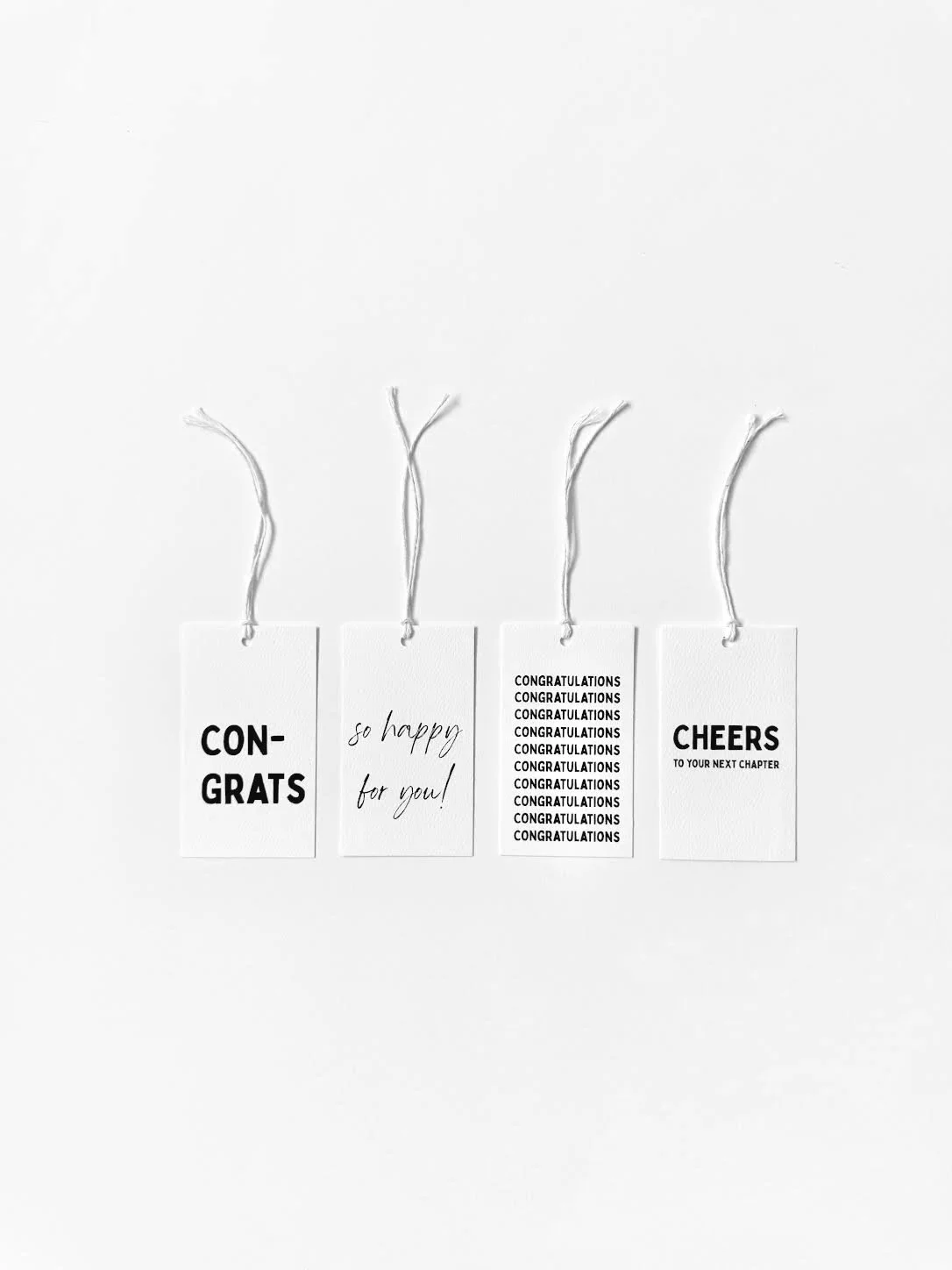CONGRATULATIONS GIFT TAGS