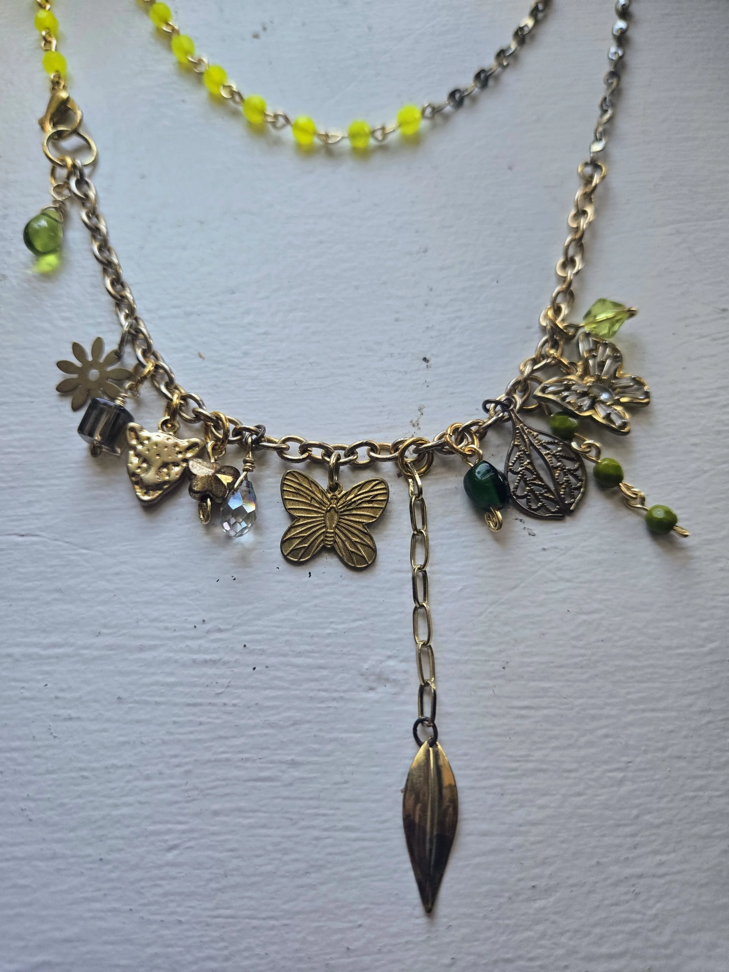 Butterfly Oasis Charm Necklace