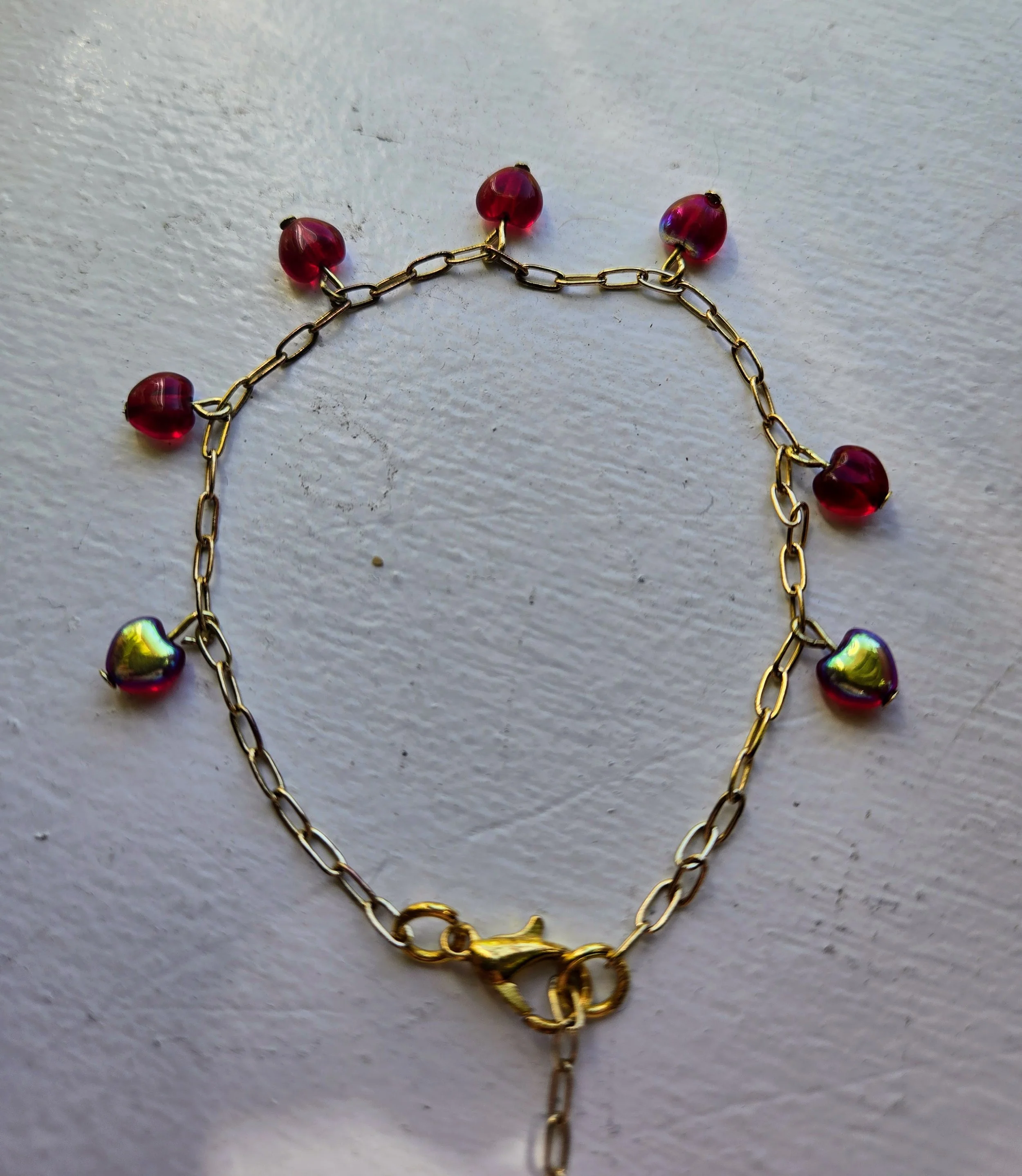 Mini Hearts Charm Bracelet