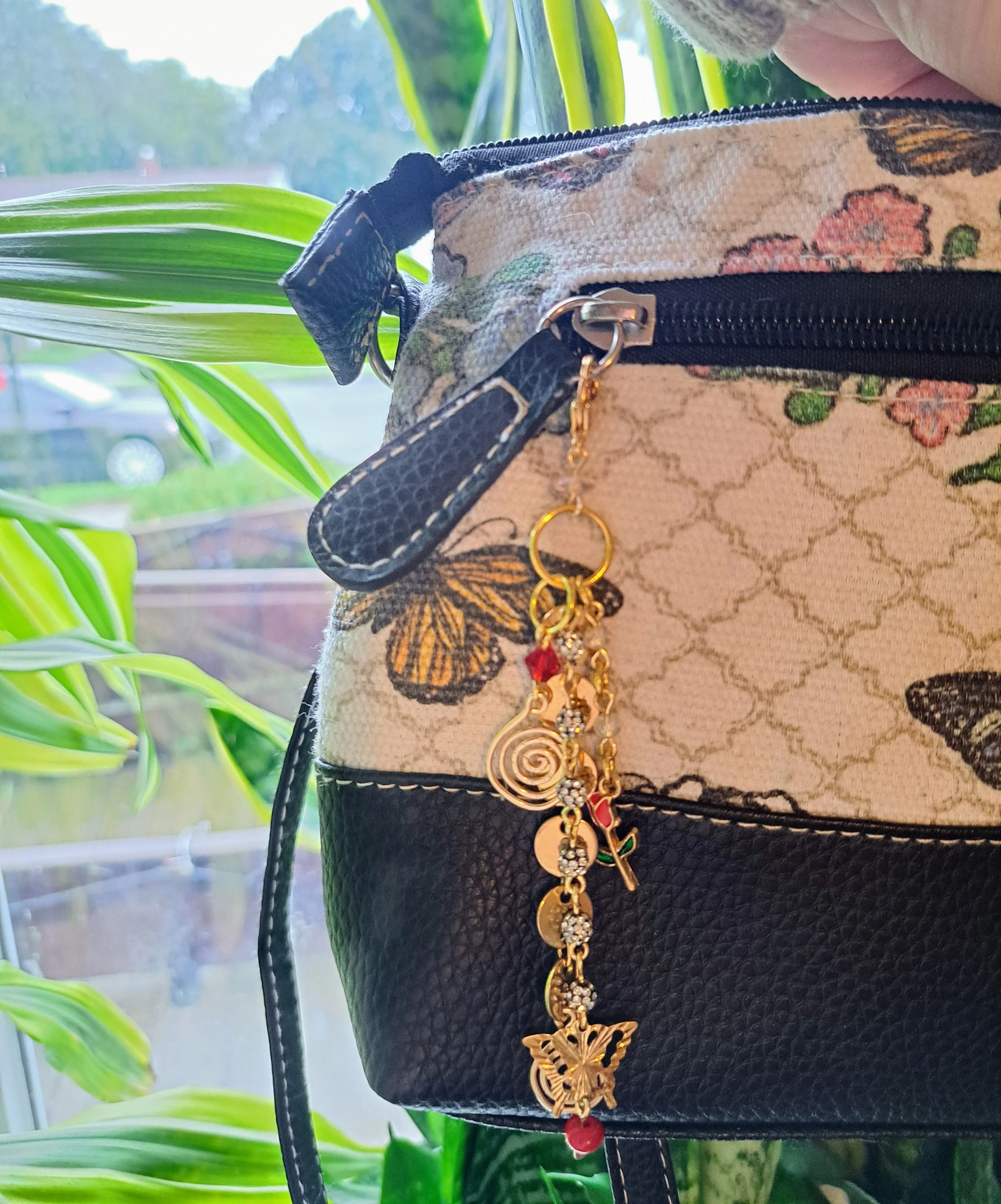 Red & Gold Bag Charm