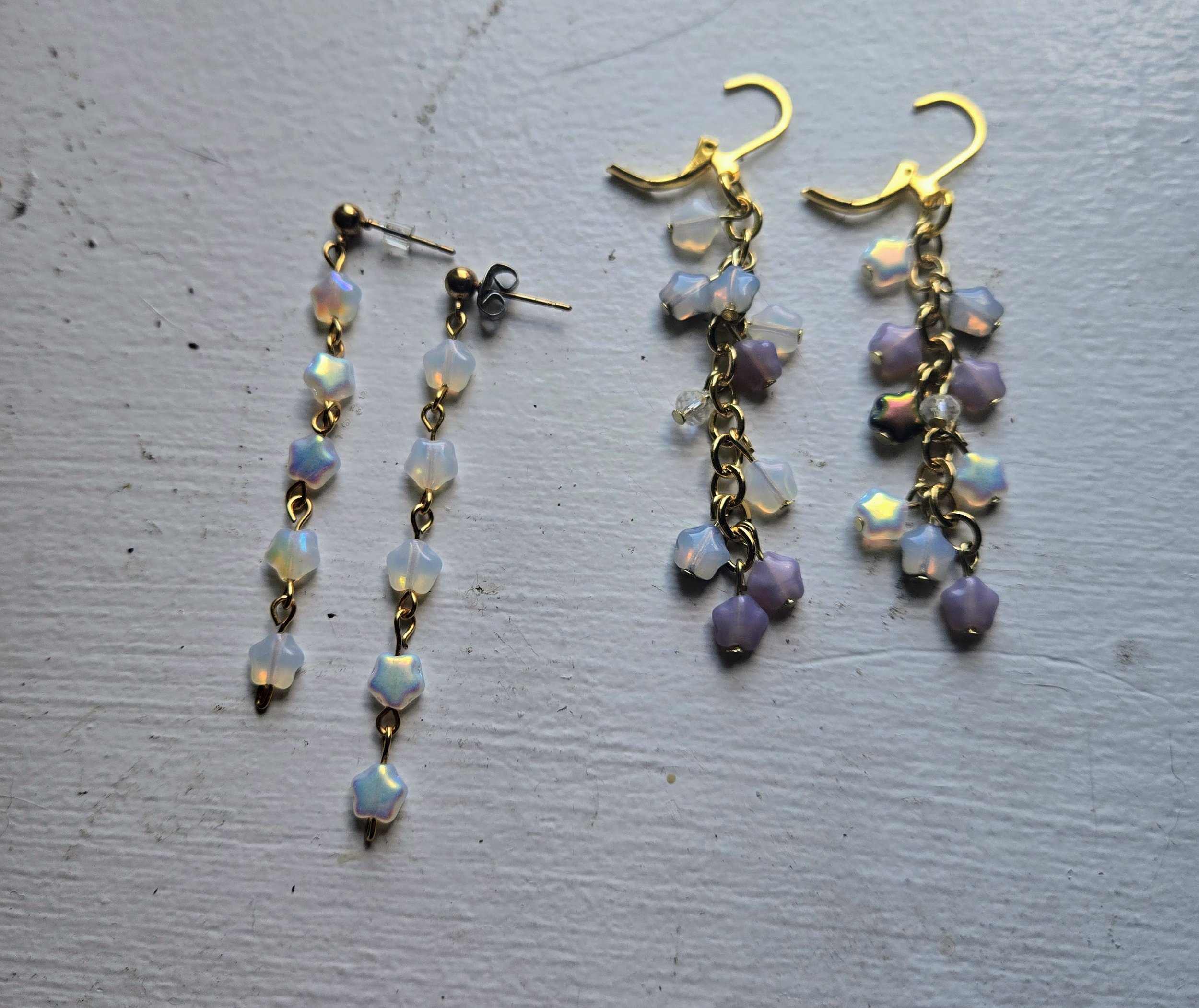 Opal Starry Night Earrings