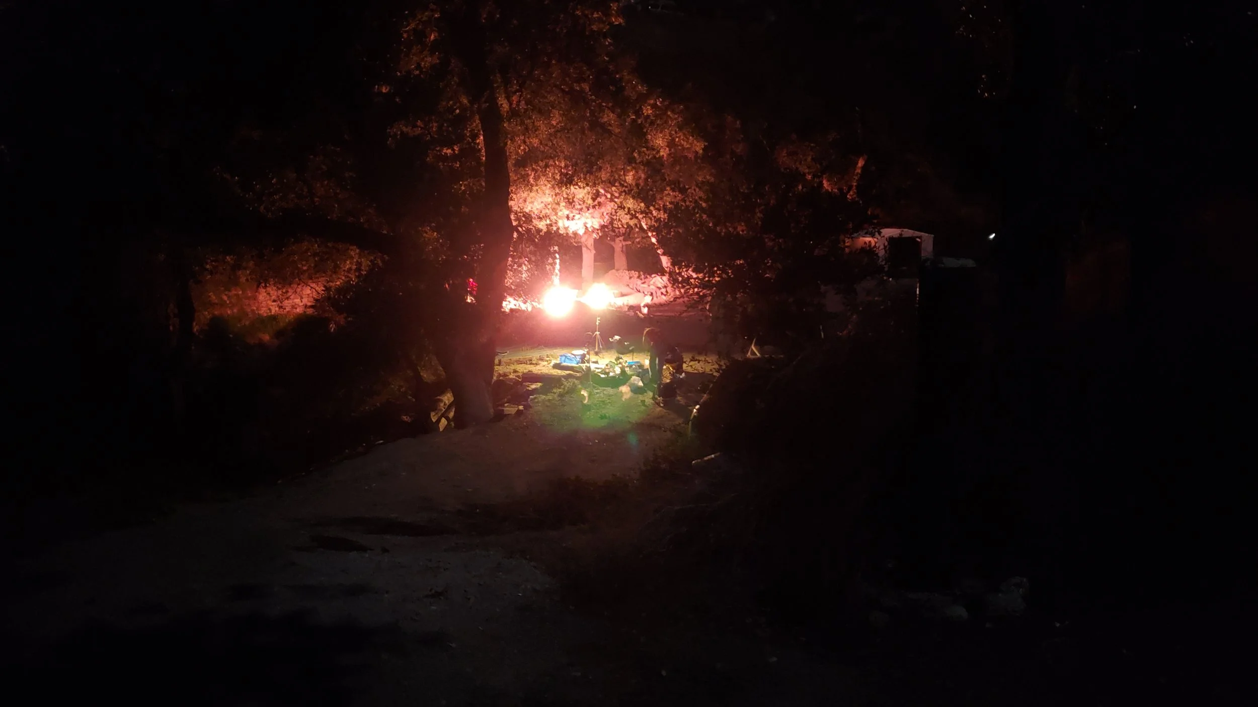 Night shoot for 'Jackals' (2023).