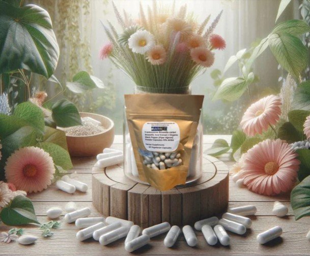 Frankincense Boswellia carteri 1st grade Boswellic Acid Extract Capsule Supplements with Organic Black Pepper -70% AKBA (60 capsules)