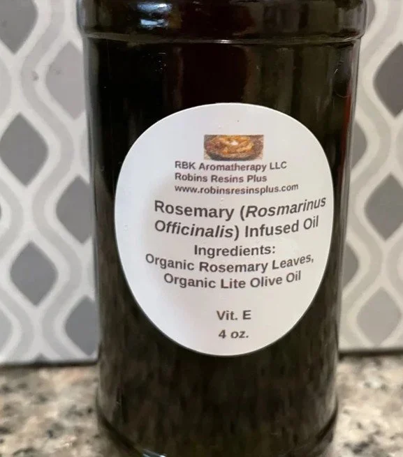 Rosemary (Rosmarinus officinalis) Infused Oil- 4 oz