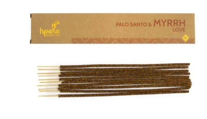 Ispalla - Sustainable Palo Santo & Myrrh Love Organic and Vegan Incense- 10 Sticks
