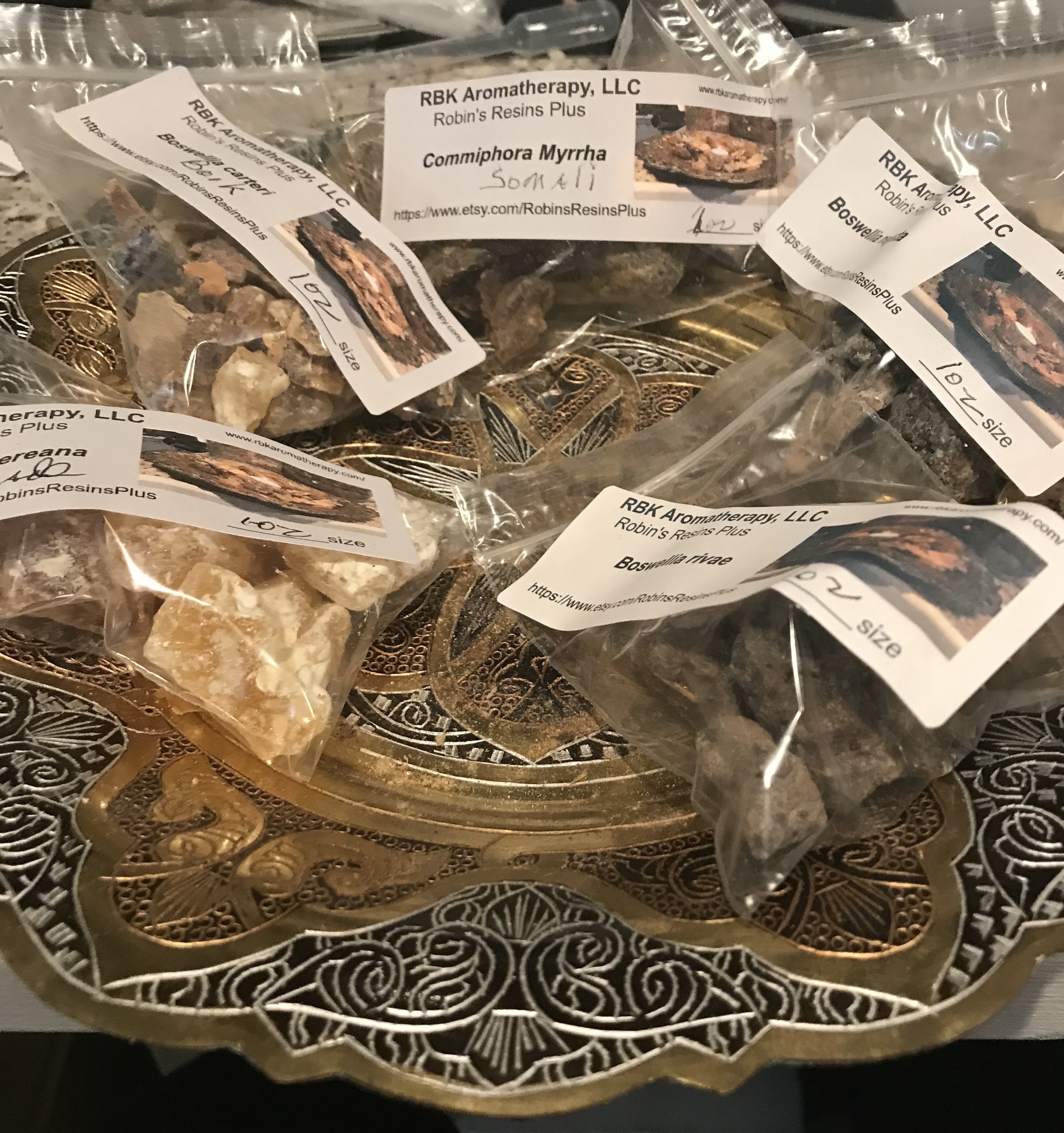 Frankincense & Myrrh Resin Samplers Kit 1