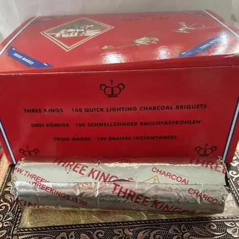 Natural Charcoal Tabs by Three Kings