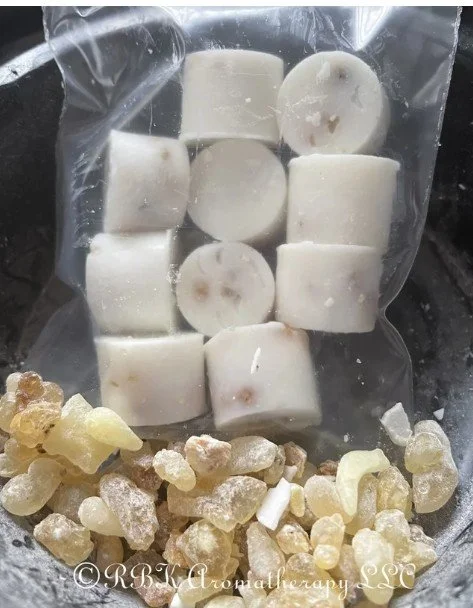 Frankincense Boswellia Resin/Essential Oil Soy Wax Melts in Different Sizes