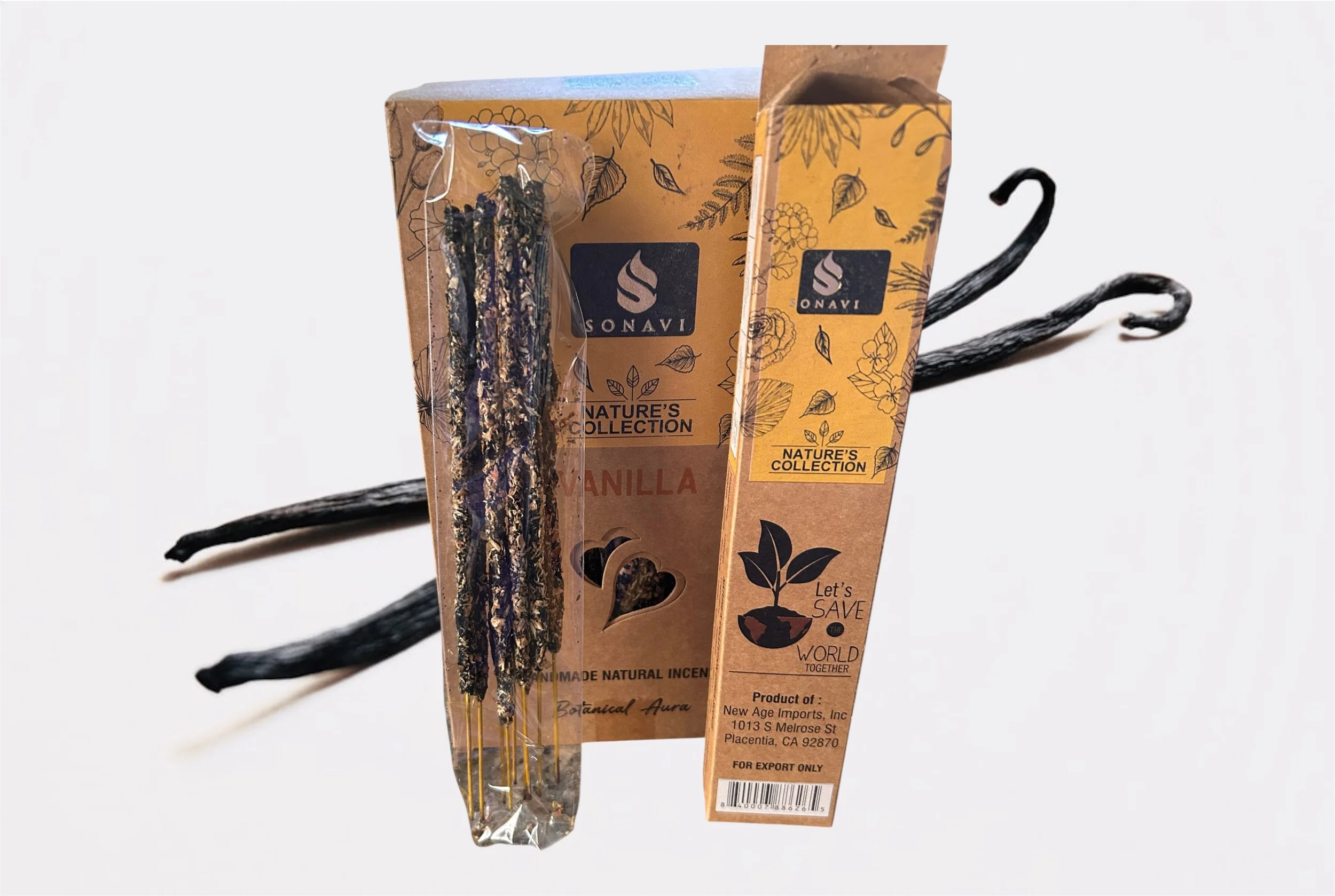 All Natural Vanilla Incense Sticks 25 grams