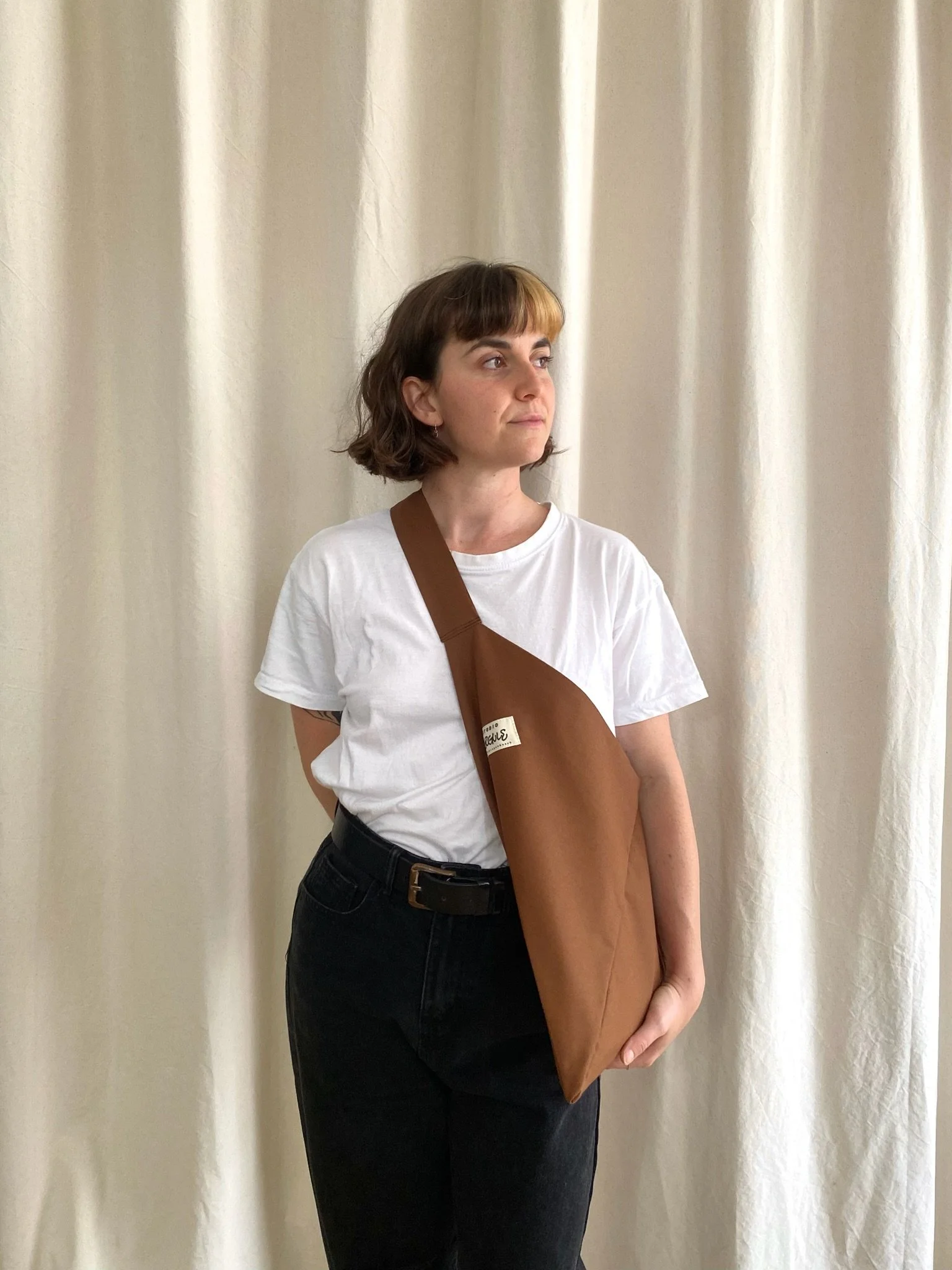 Sac bandoulière - brun
