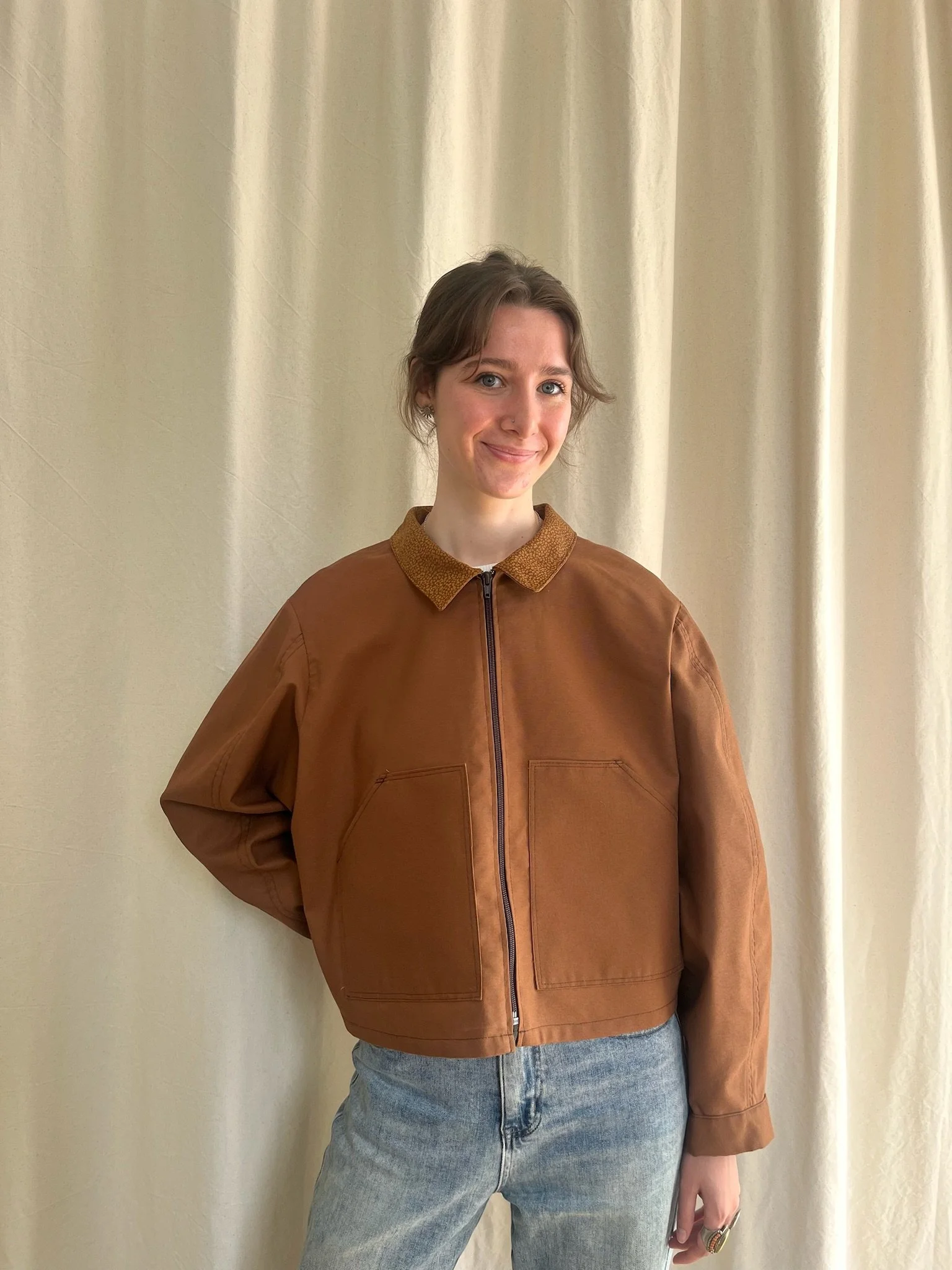 Veste ballon - brun