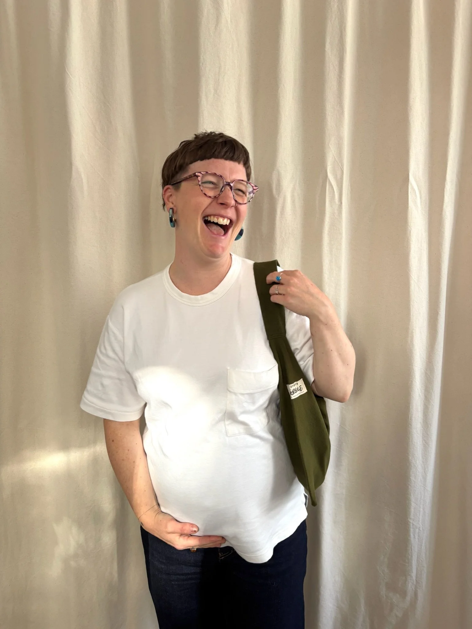 Petit sac cabas- kaki