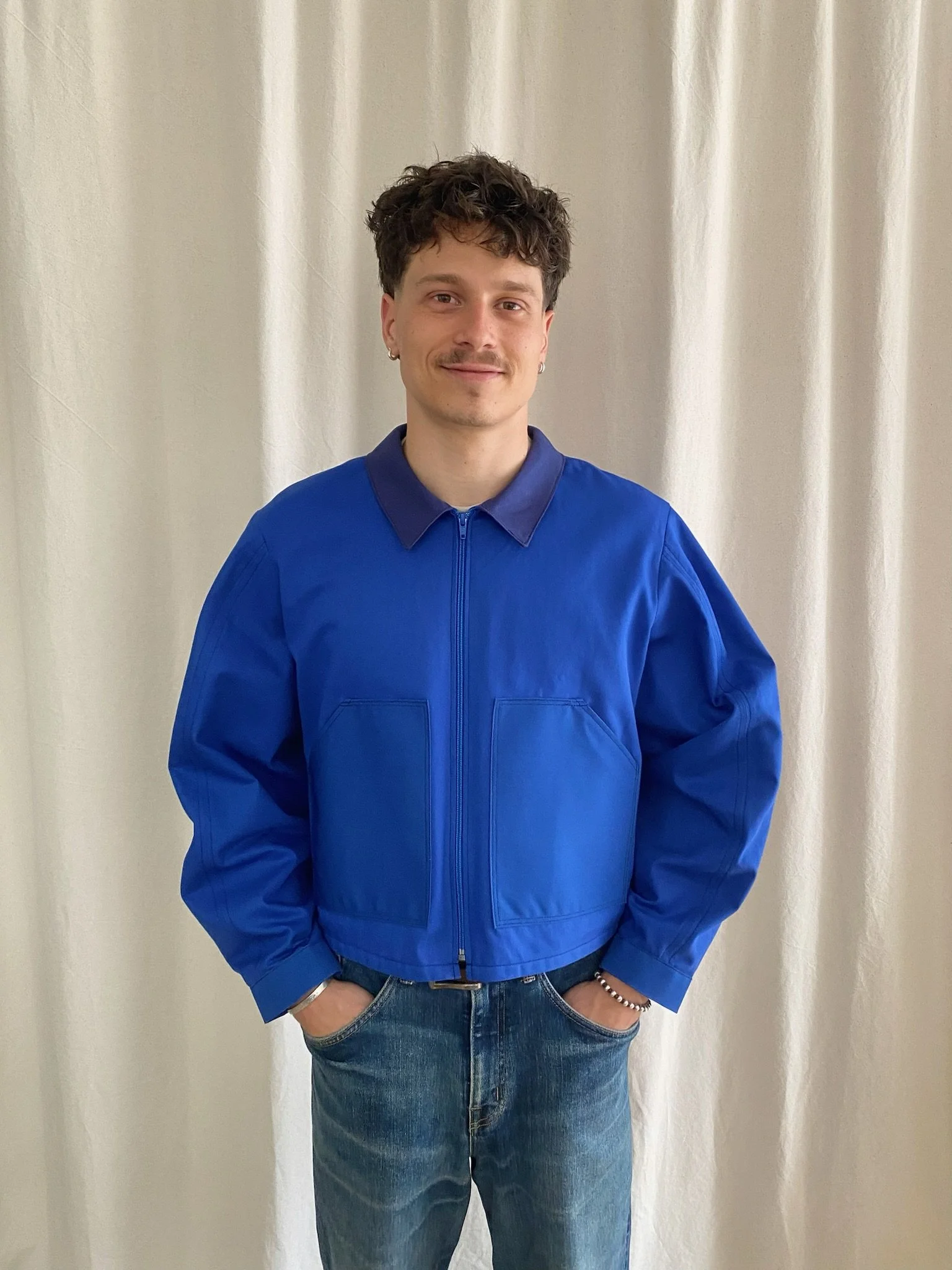 Veste ballon - bleu électrique
