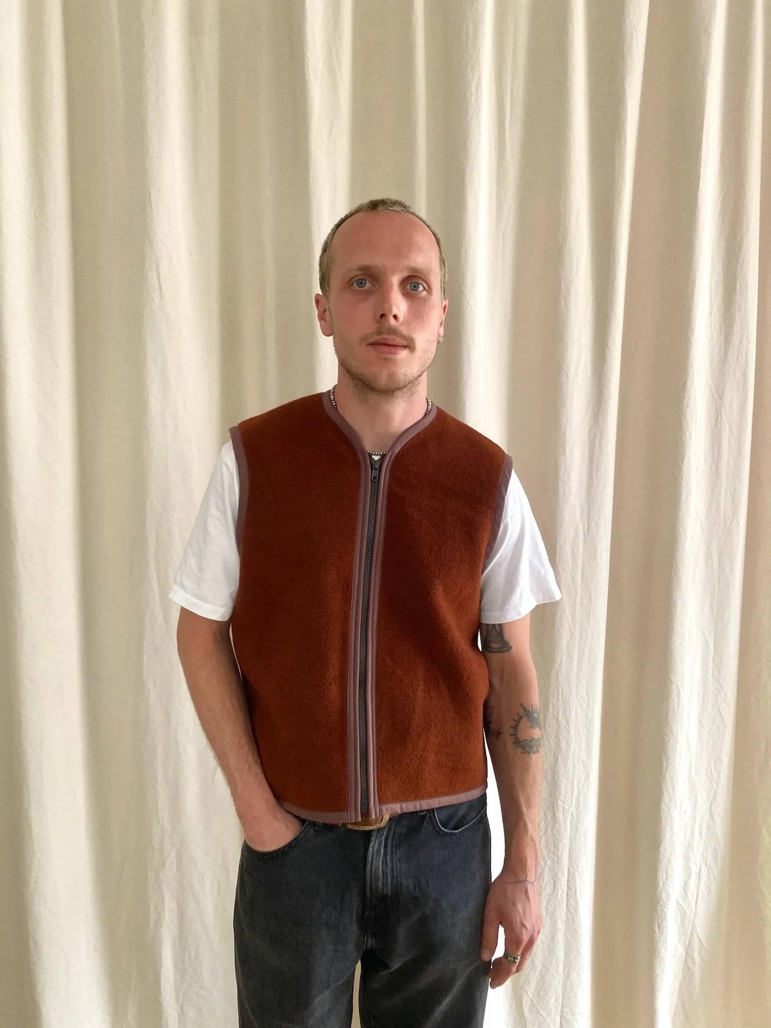 Gilet sans manche - brun