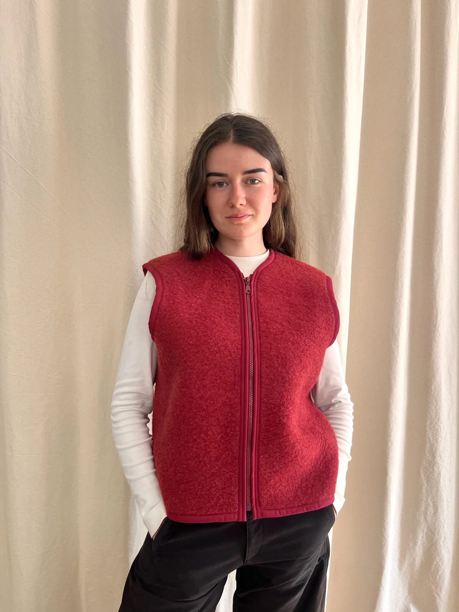 Gilet sans manche - bordeaux
