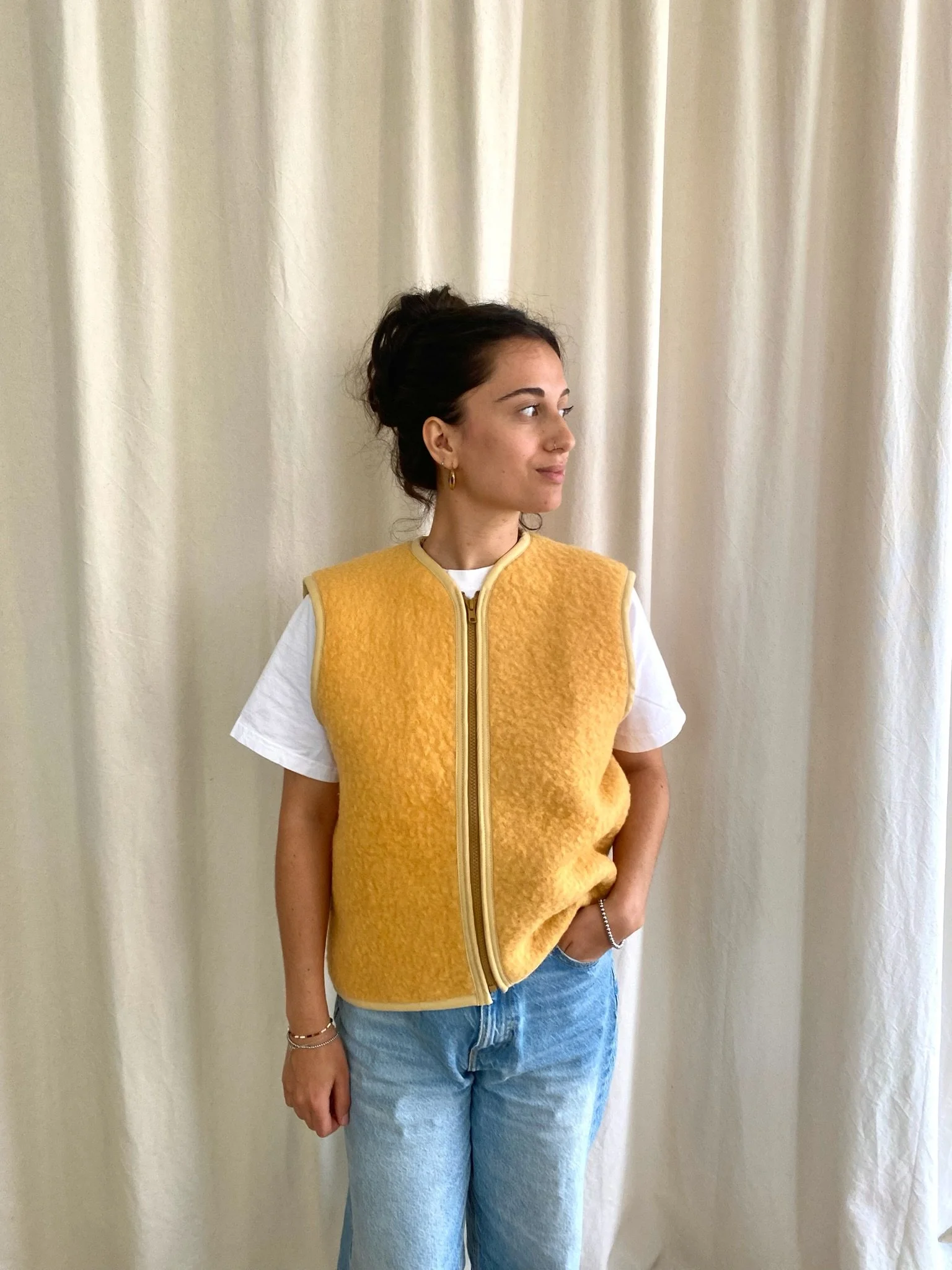 Gilet sans manche - jaune