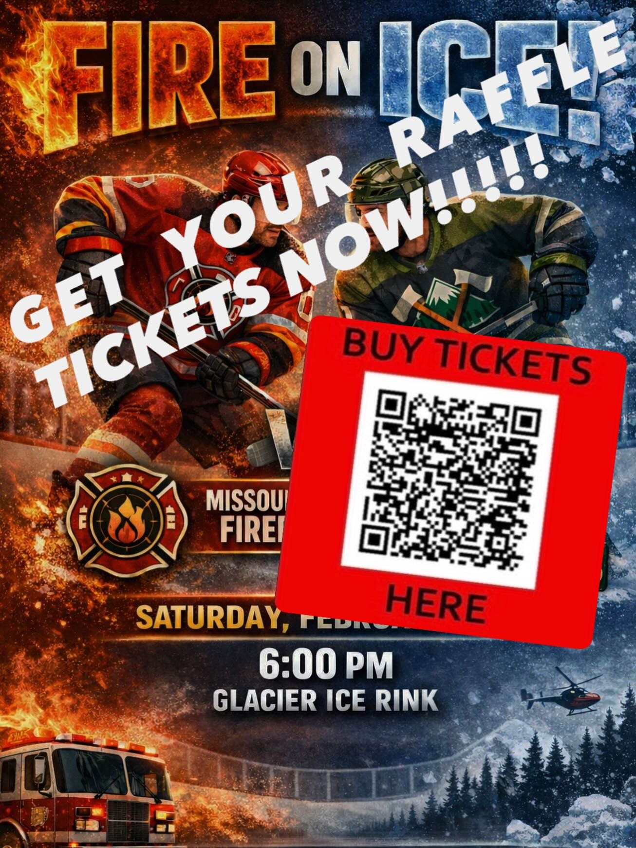Whether you can&rsquo;t make it to the game or just want to get your raffle tickets bought ahead of time, they are available for purchase now! Prizes include a $1500 labor credit from @creedconstruction.inc , a $500 gift card from GolfHQ, a $500 gift