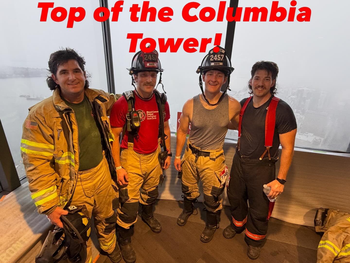 Today we had 6 climbers at the @firefighterstairclimb climbing to raise money for @bloodcancerunited  Results and fundraising numbers should be out soon, standby! #missoularuralfirefighters #mrfd #firefighter #stairclimb #fundraiser