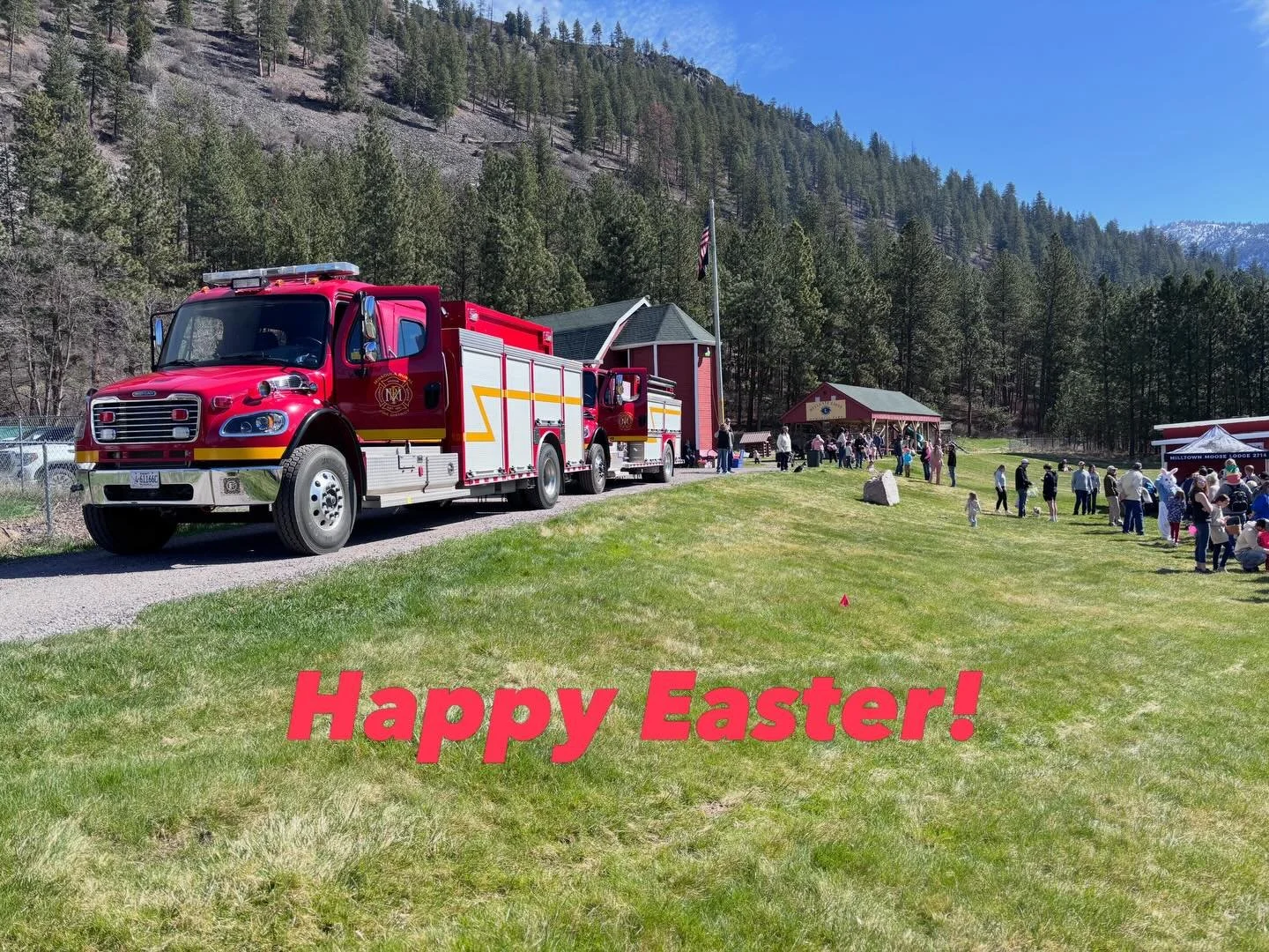 Happy Easter!!! We hope you had a safe and fun weekend! #easter #easteregghunt #missoularuralfirefighters
