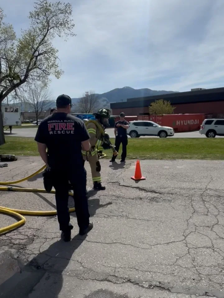 Our crews are racing the clock in our in-house fitness challenge this week! 

100ft charged hose drag, Keizer sled, hose carry up three flights of stairs, 3&rdquo; hose hoist and a 100ft dummy drag will get the blood pumping.