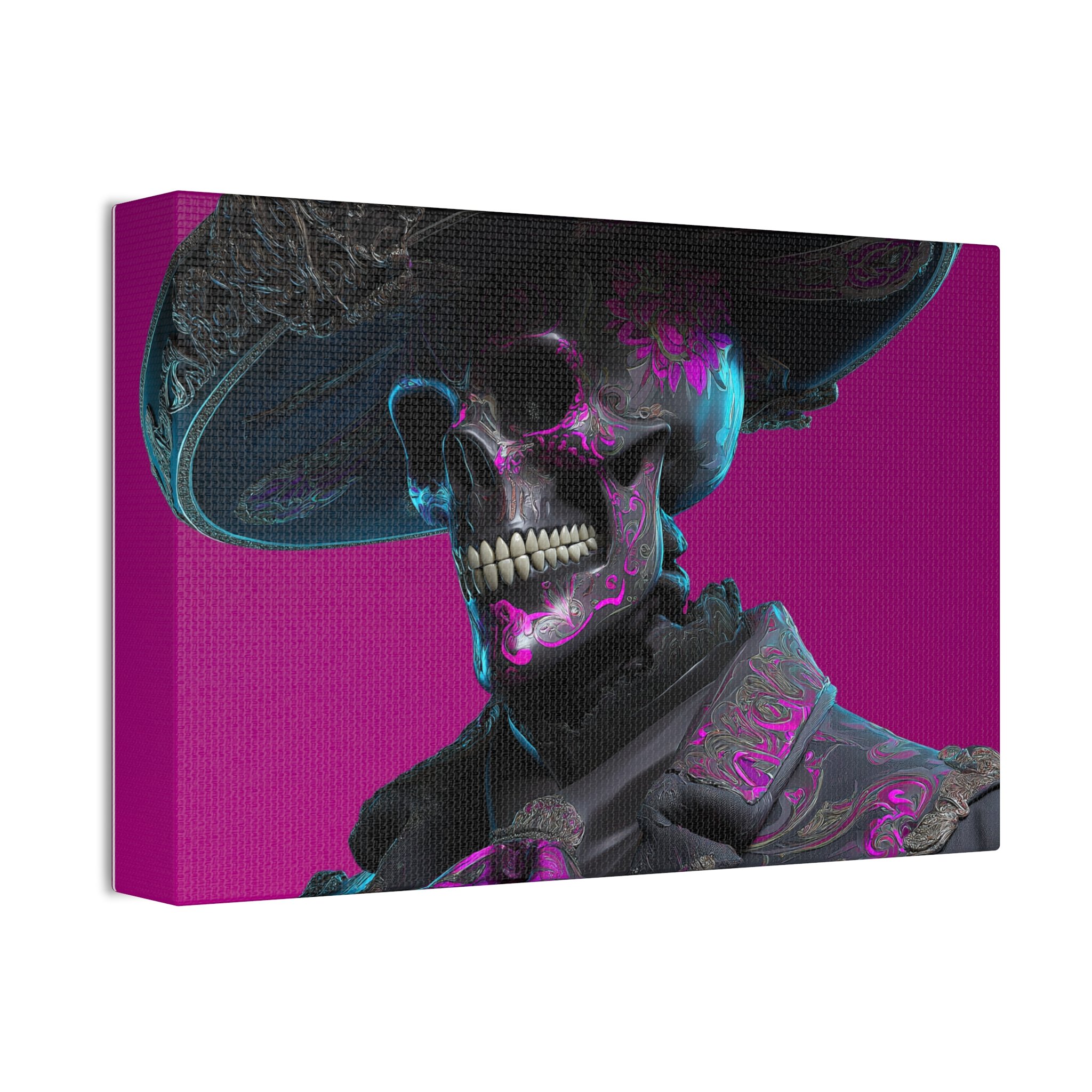 Mexican Skull Art Print, Modern Pop Wall Art, Skull Painting, Pop Art Painting Canvas, Bright Canvas Art, House Warming Gift First Home