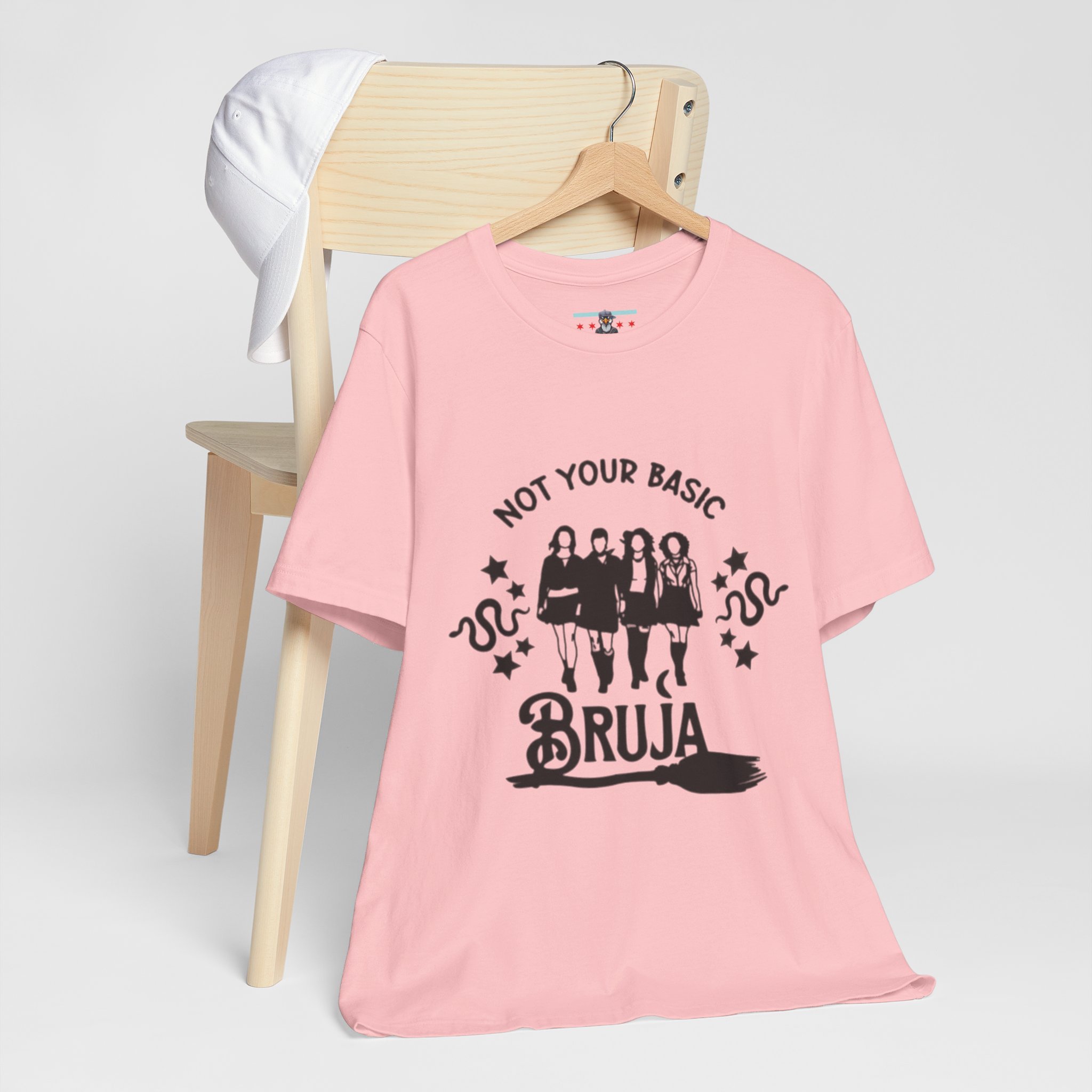 Not Your Basic Bruja T-Shirt, Witchy Unisex Tee, Gothic Brujería Shirt, Santa Muerte Inspired, Witchcore Halloween Graphic Tee