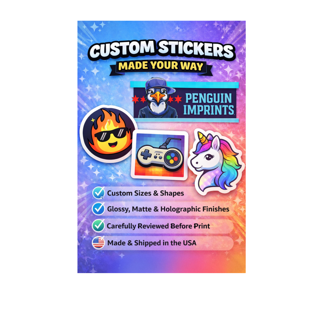 Custom Stickers – Upload Your Design