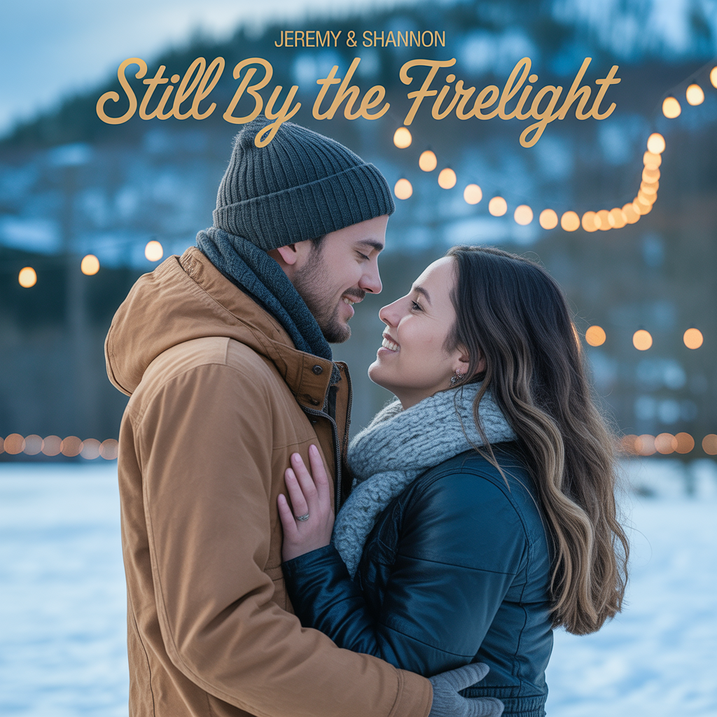 Album cover for a personalized love song inspired by a real relationship