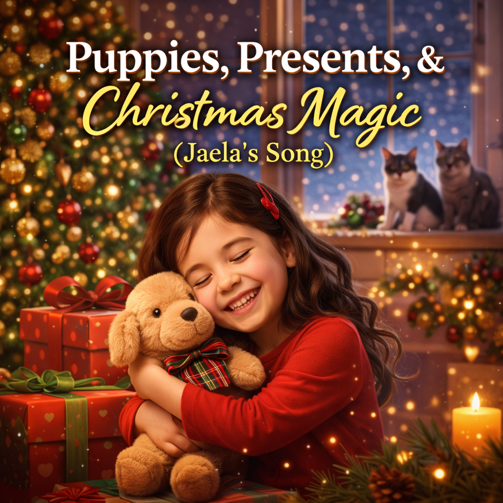 Album cover for a personalized children’s song created as a birthday gift