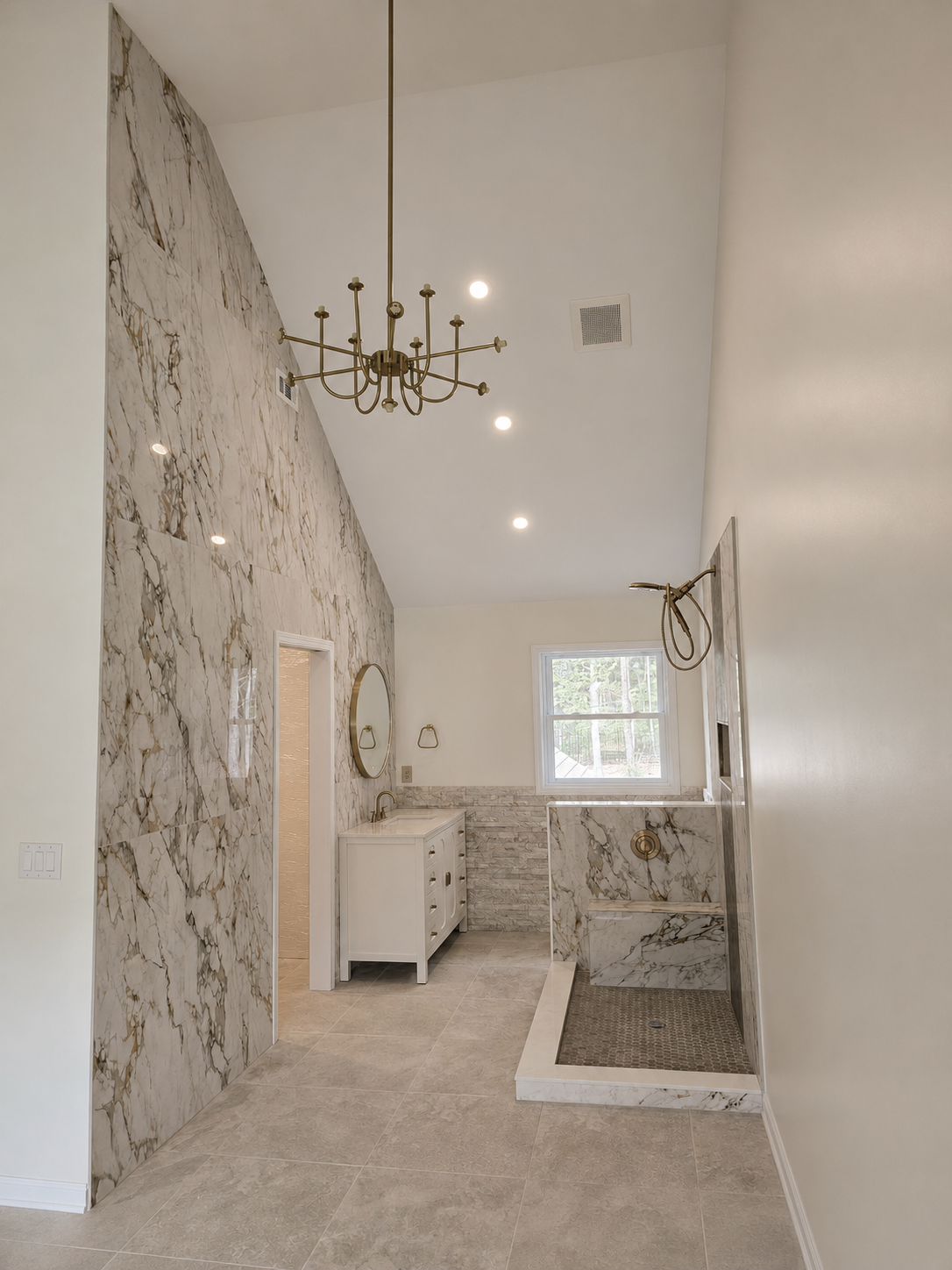 Luxury bathroom remodel in Newnan GA by CP Tile & Remodeling
