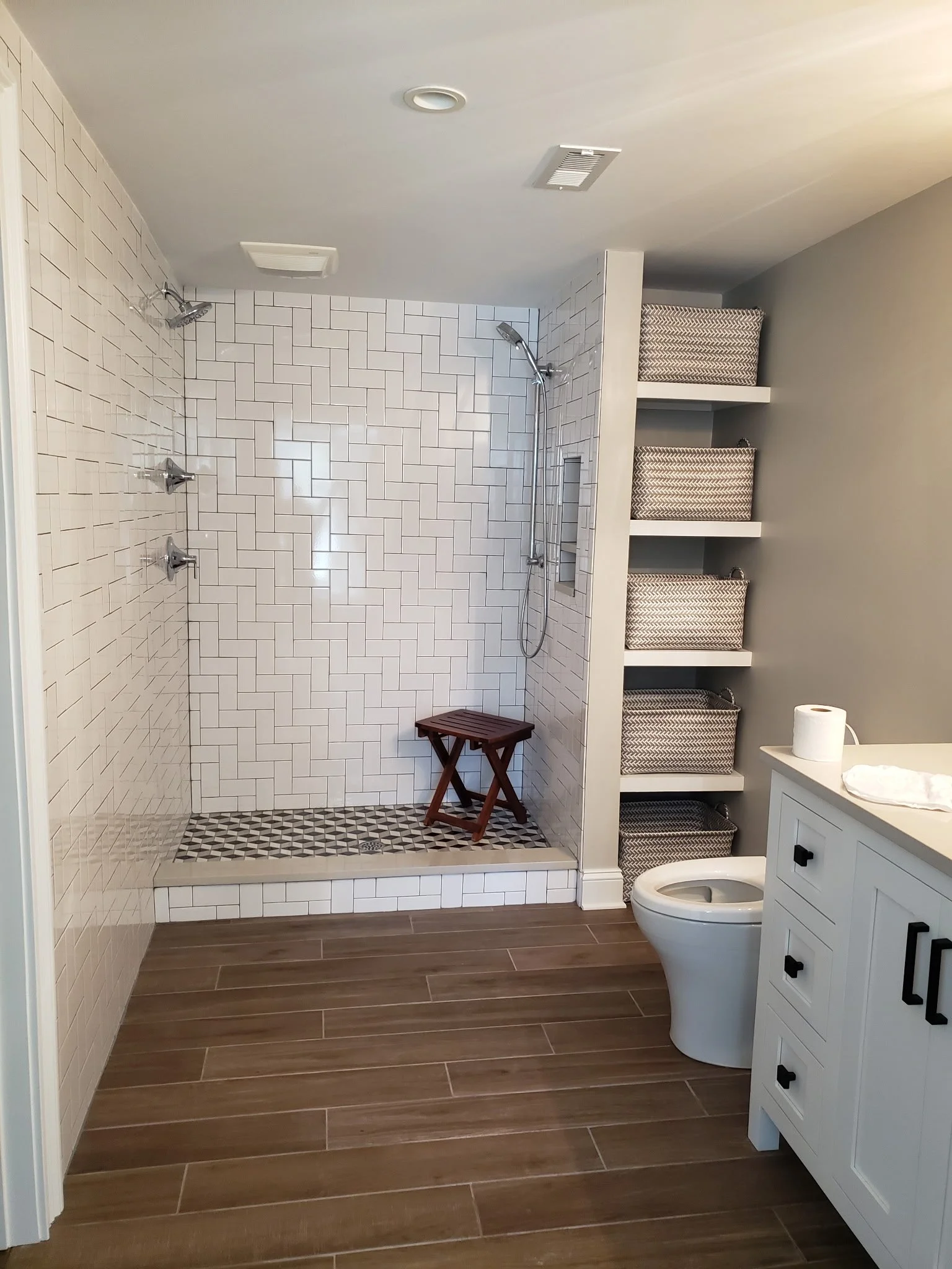 Luxury bathroom remodel in Newnan GA by CP Tile & Remodeling