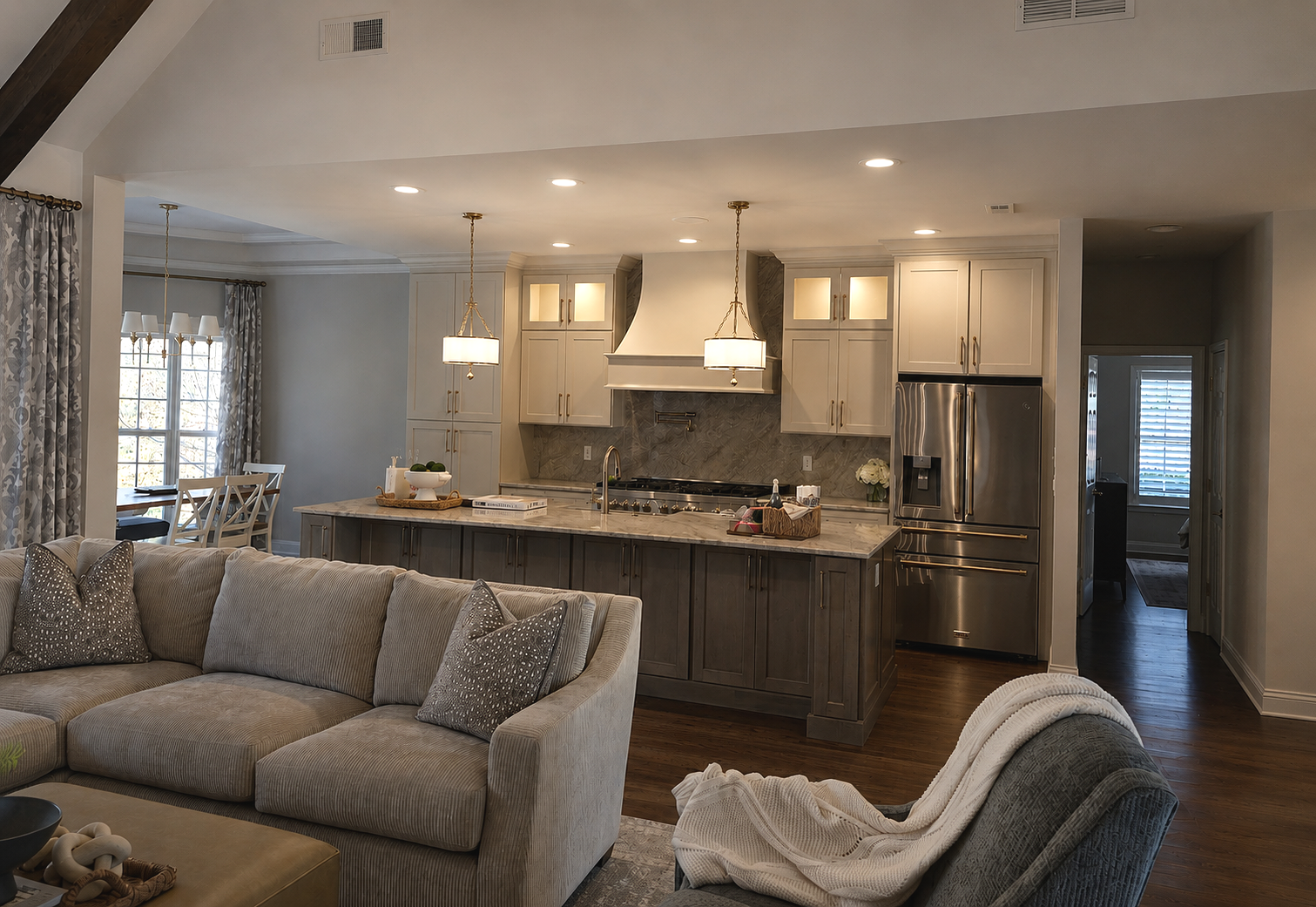 Modern kitchen remodel in Newnan GA by CP Tile & Remodeling