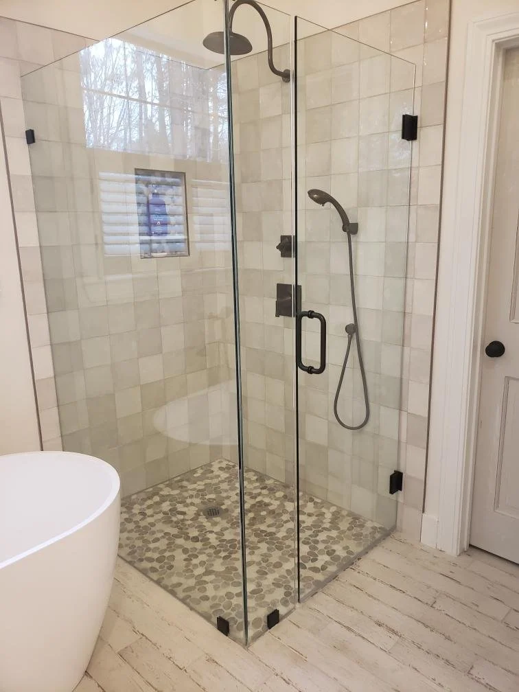 tile shower remodel in newnan georgia