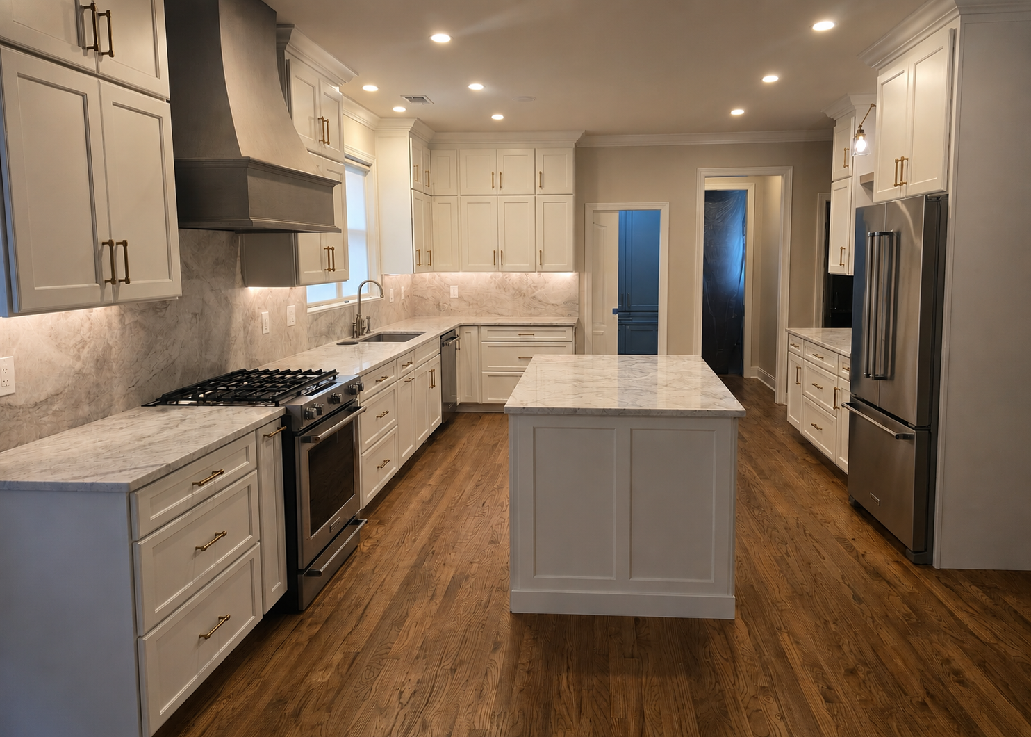 Modern kitchen remodel in Newnan GA by CP Tile & Remodeling