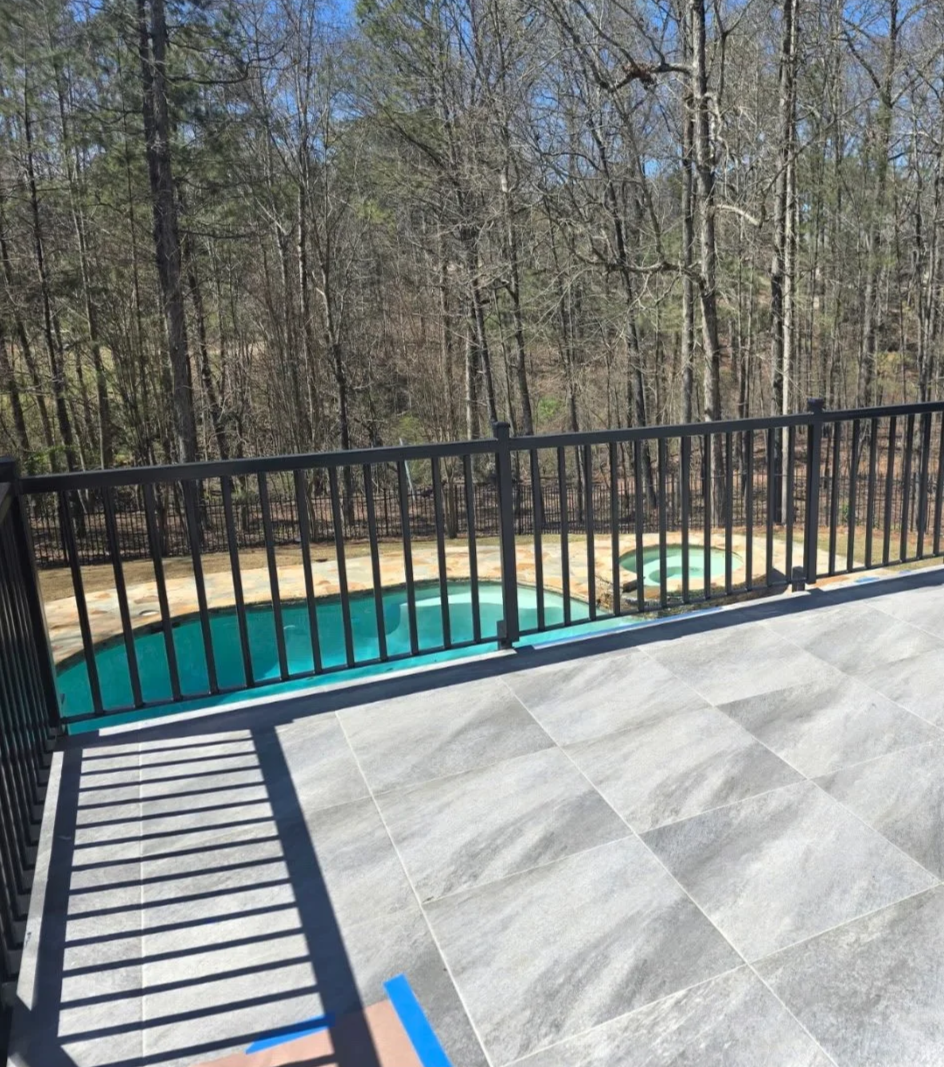 Tile Deck Remodel in Newnan Georgia