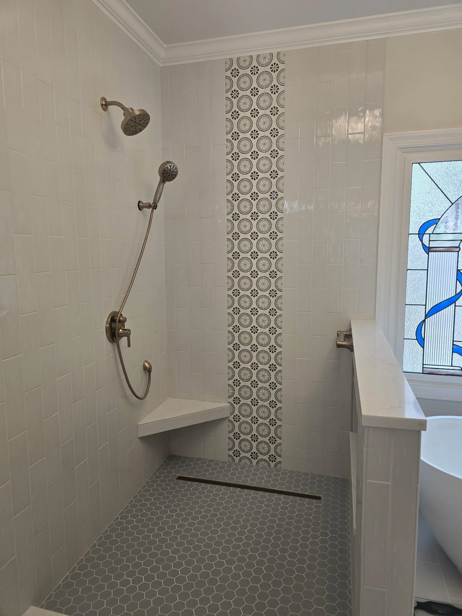 Luxury bathroom remodel in Newnan GA by CP Tile & Remodeling