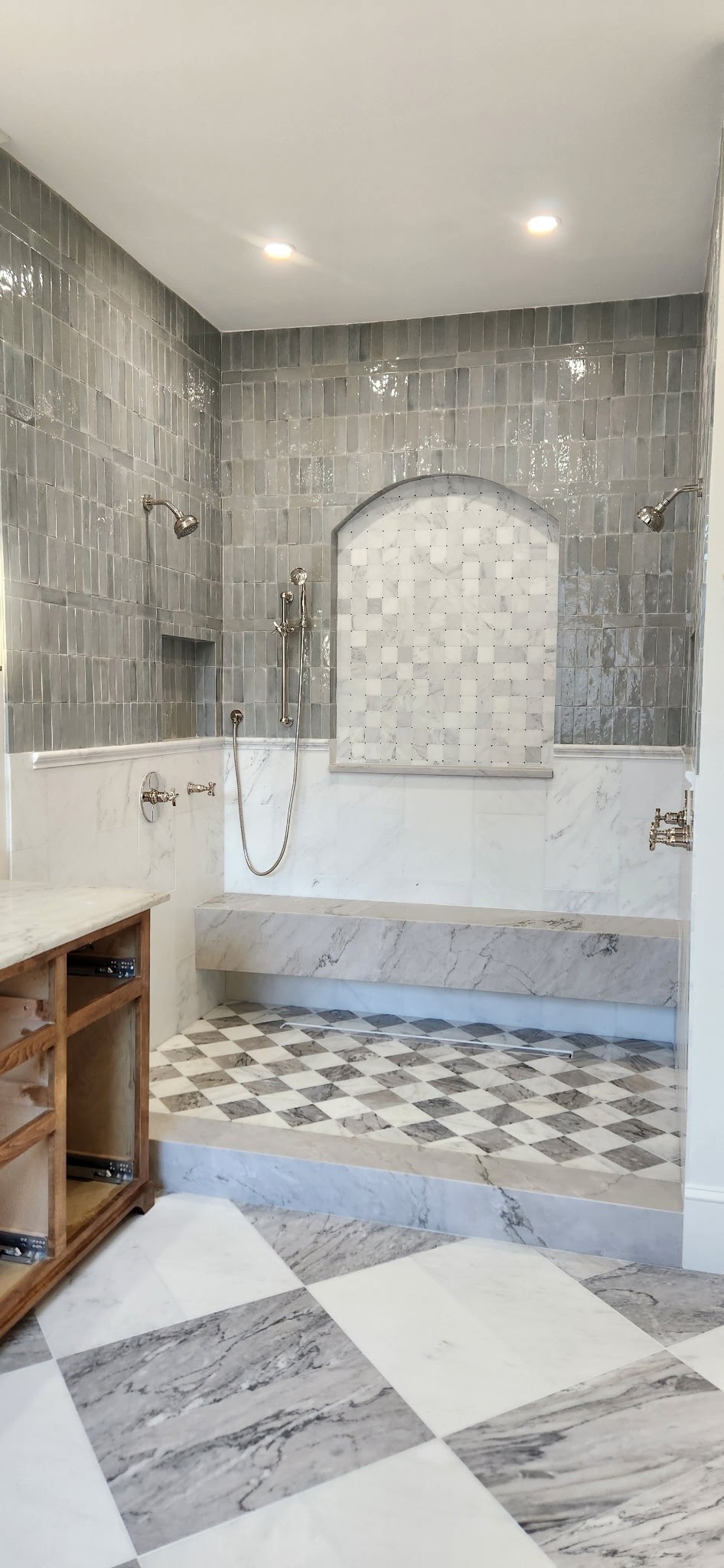 Luxury shower remodel in Georgia