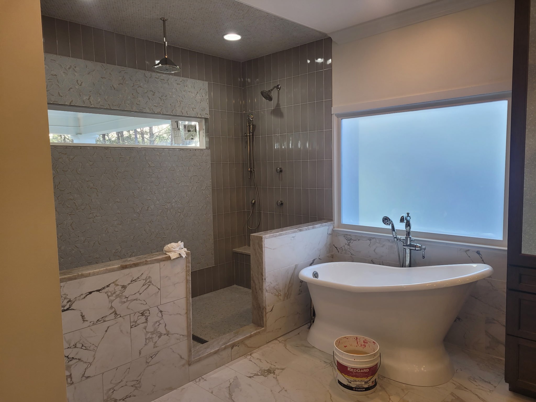 Luxury bathroom remodel in Newnan GA by CP Tile & Remodeling