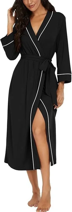 Long Knit Robe (Multiple Colors) - $25