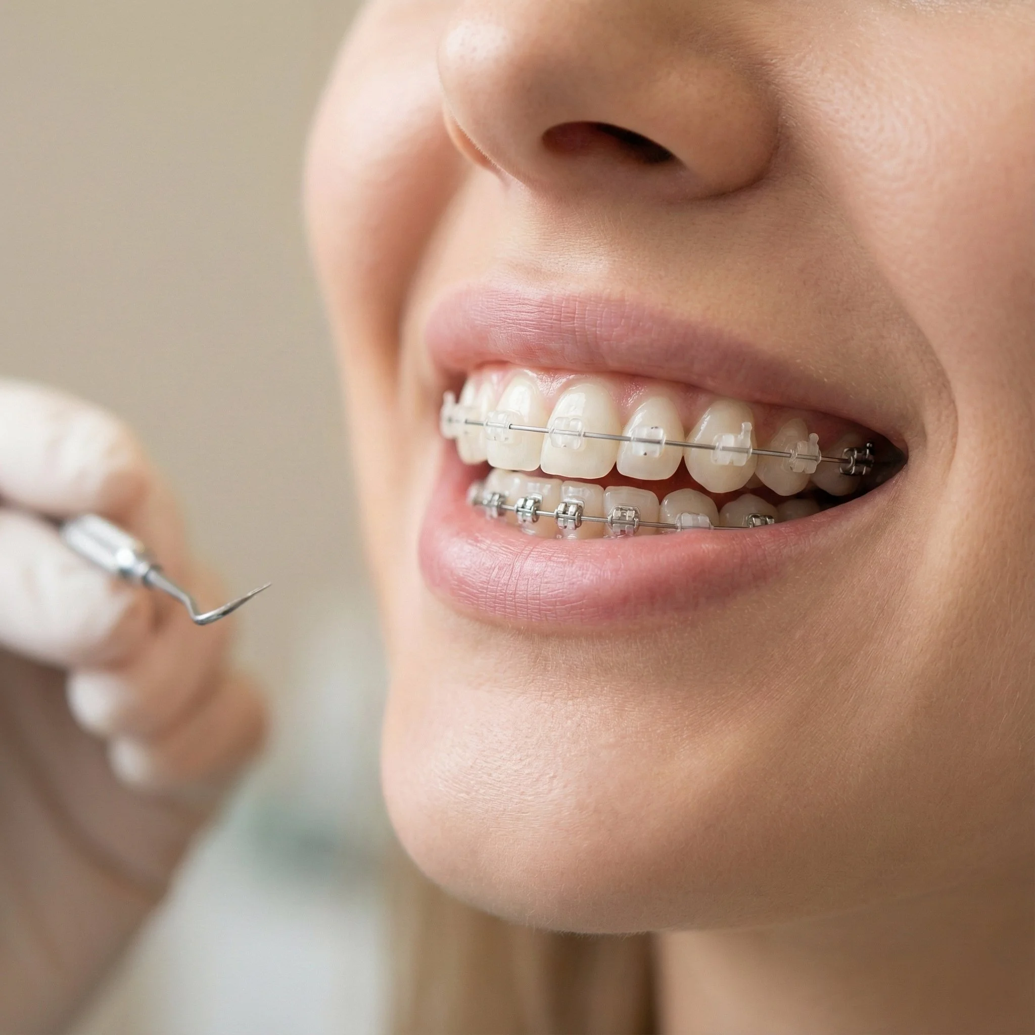 Braces, brackets, orthodontics, clear braces